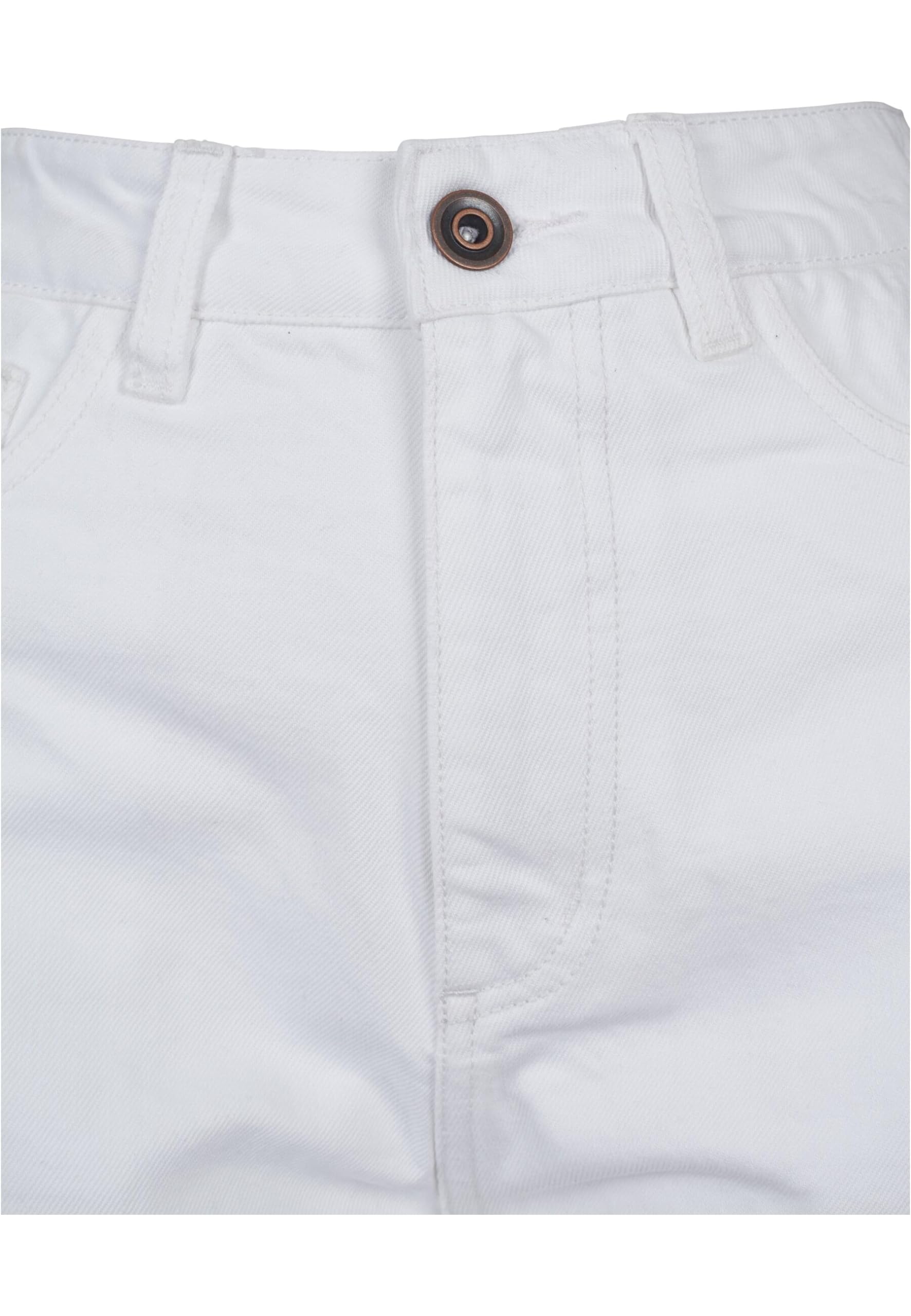 Women's High Waist Denim Shorts - White Size 29 | Stretch Comfort Fit Summer Hot Pants for Casual Outfits, Beach Wear & Street Style Fashion