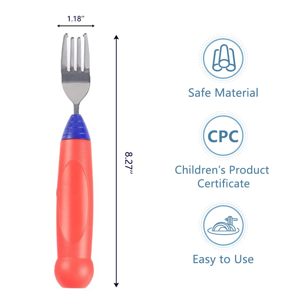 Automatic Electric Twirling Fork for Spaghetti - Self-Spinning Pasta Fork for Kids & Adults - Fun Kitchen Gadget for Easy Noodle Eating - Perfect Birthday Gift & Unique Present (Red) - Ideal for Family Dinners, Kids' Parties & Italian Cuisine Lovers
