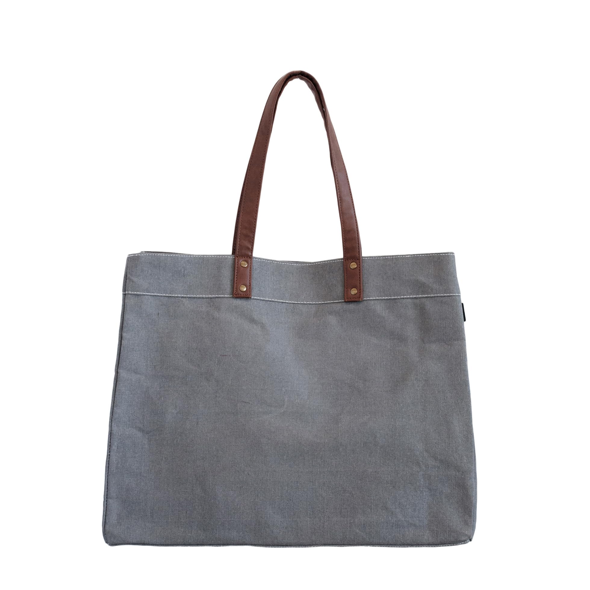 MAIKA Eco-Friendly Recycled Canvas Tote Bag - Large Carryall Handbag for Women, Durable & Stylish - Perfect for Shopping, Beach, Work & Travel