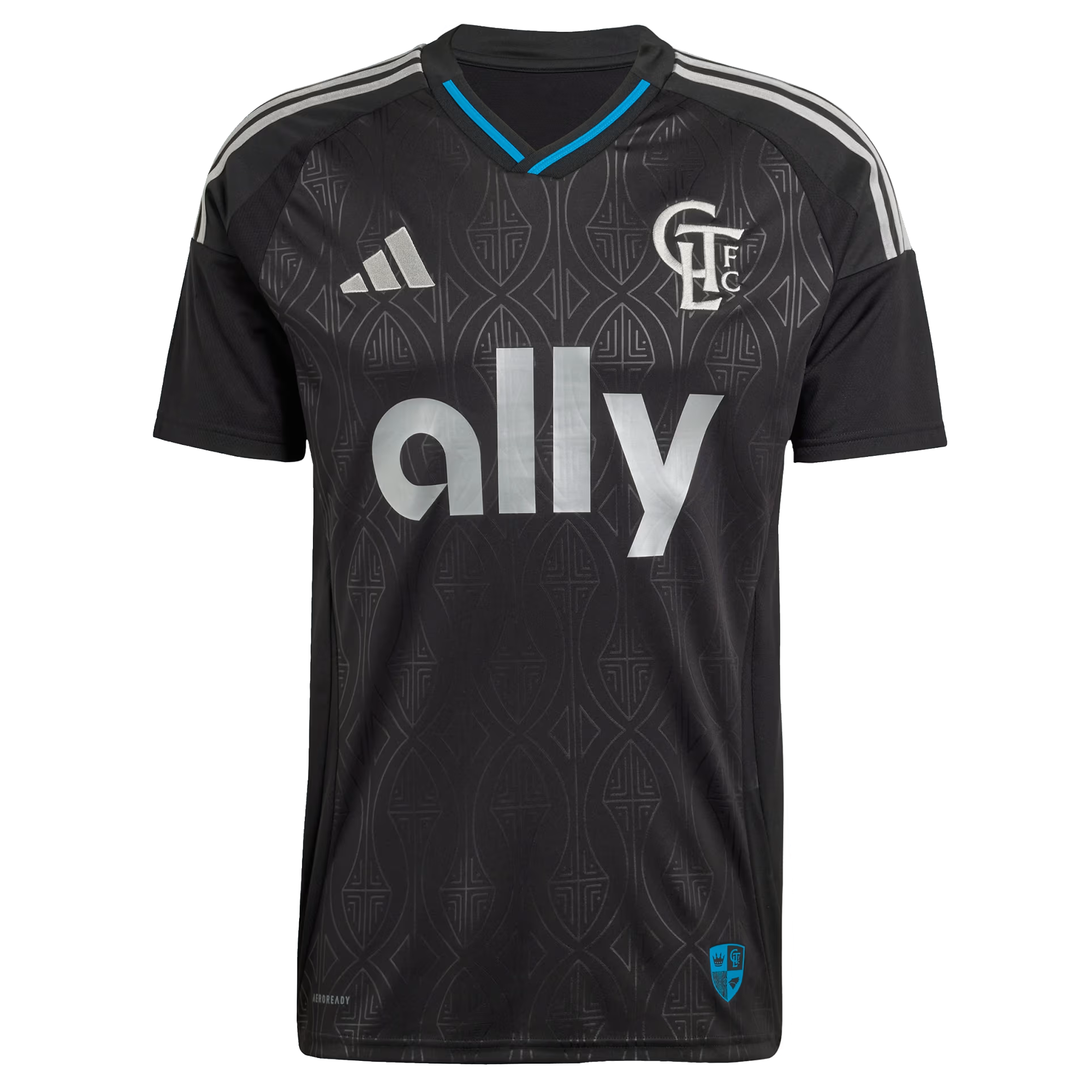 Adidas Brandon Cambridge Charlotte FC Away Jersey 25/26 - Authentic Black Soccer Jersey for Men - Perfect for Matchdays, Training & Fan Support