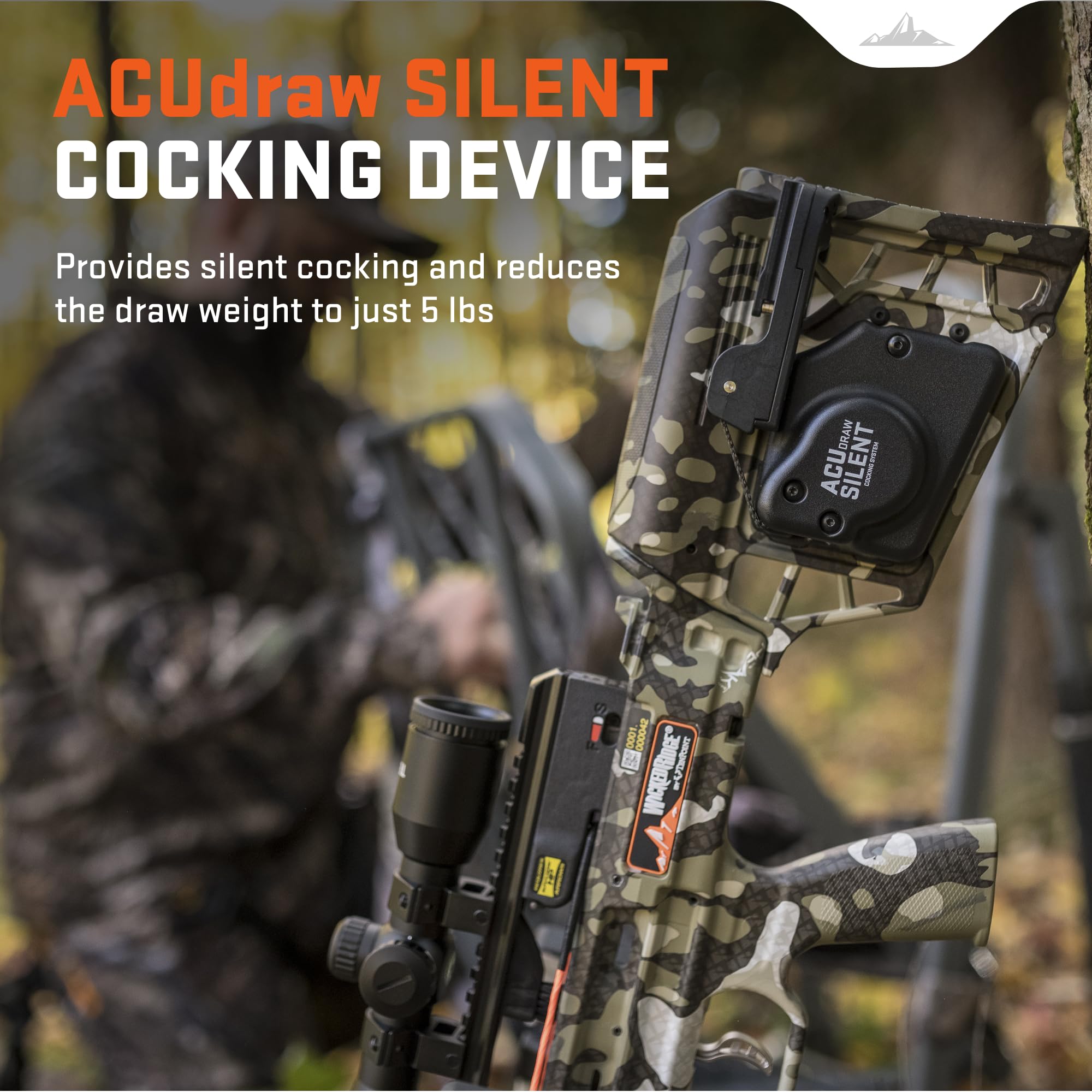 Wicked Ridge by TenPoint RDX 410 Crossbow - 410 FPS High-Speed Hunting Bow with Silent Cocking System | Includes ACUdraw Silent, Pro-View 400 Scope & 3 Match 400 Carbon Arrows | Perfect for Deer Hunting, Target Practice & Outdoor Sports