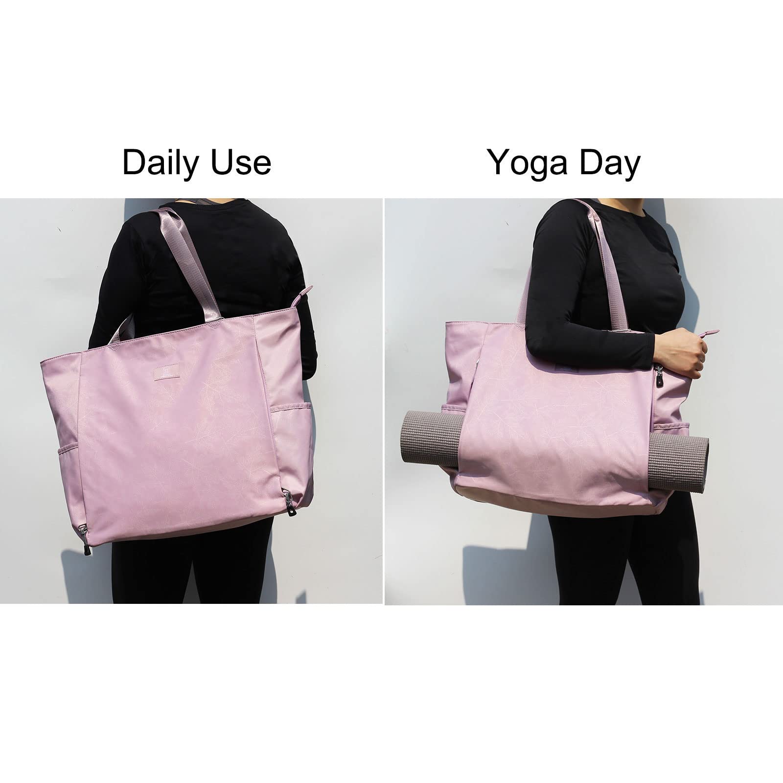 ESVAN Premium Yoga Mat Bag - Durable Tote Carrier with Shoulder Strap for Yoga, Pilates, Gym, Travel & Beach - Perfect for Work, Fitness & Outdoor Activities