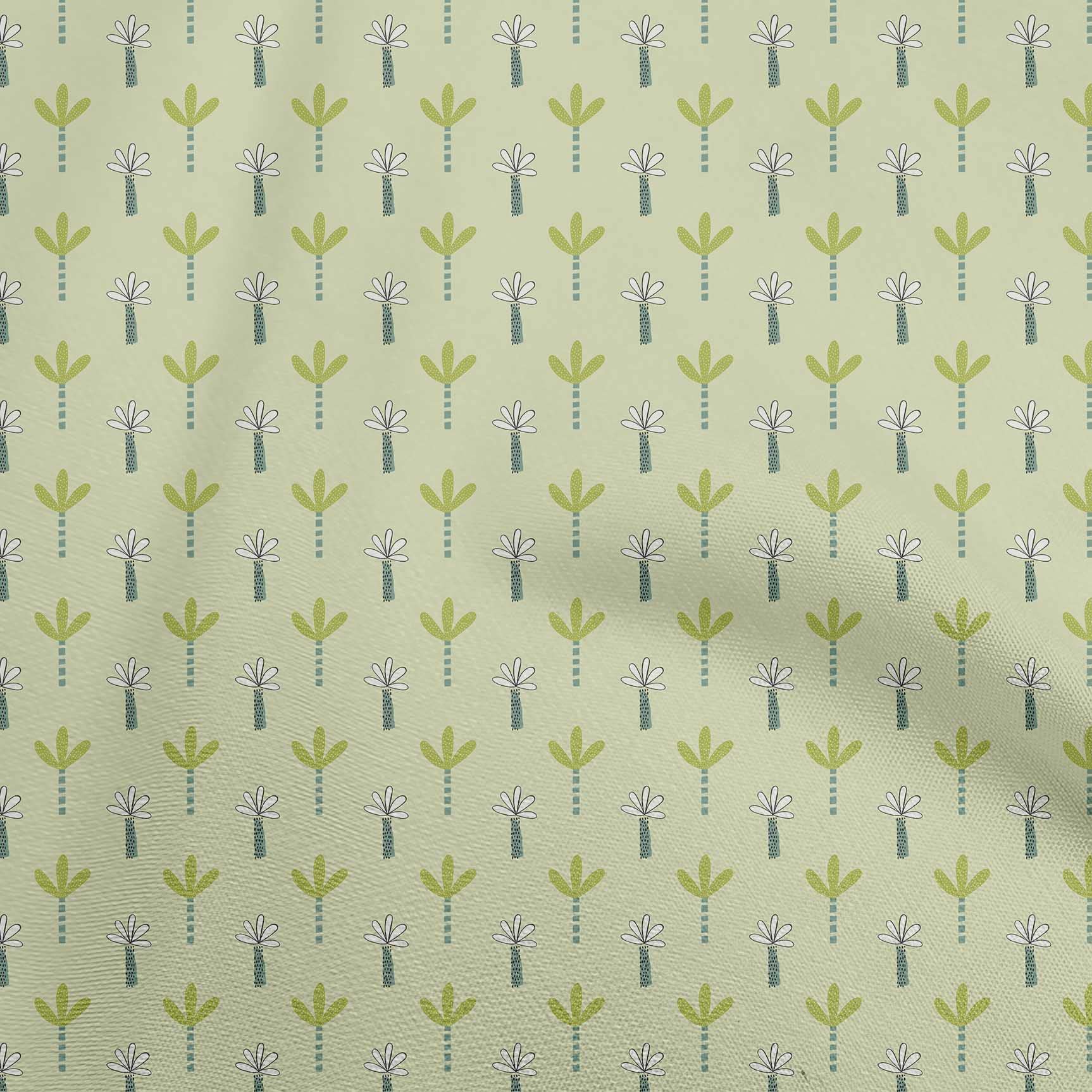 oneOone Cotton Jersey Mint Green Fabric for Kids - 58 Inch Wide Printed DIY Sewing Supplies by The Yard | Perfect for Children's Clothing, Crafts & Quilting Projects