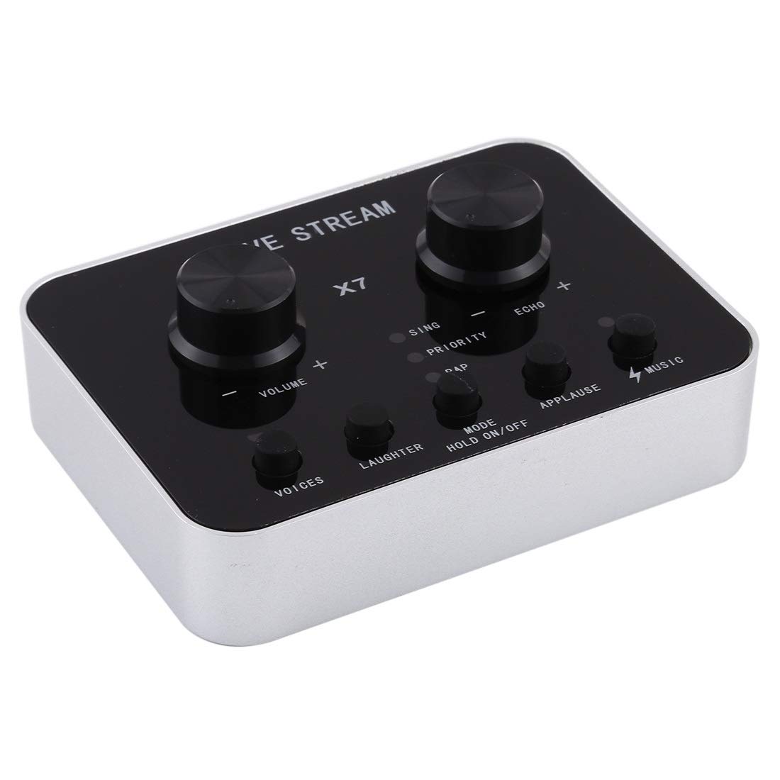 LUNCA X7 USB Streaming Microphone with Sound Card - Professional Live Broadcast Headset for PC, Computer & Phone - Perfect for Gaming, Podcasting, YouTube & Twitch Streaming