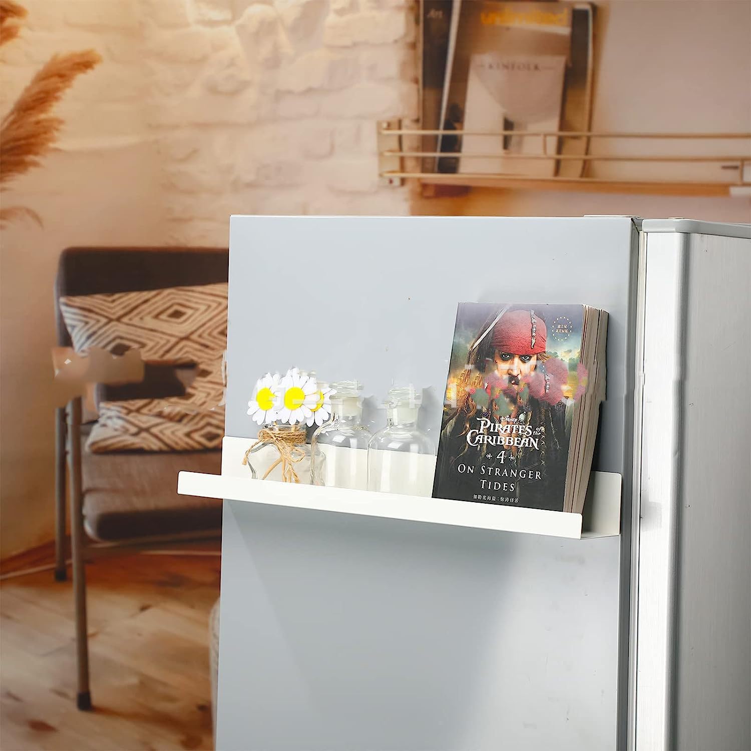 Acrylic Magnetic Bookshelf for Classroom & Office - Reusable Whiteboard Magnetic Shelf for Teachers, Kids, and Students - Organize Books, Supplies & Decor - Perfect for Home, School & Workspace