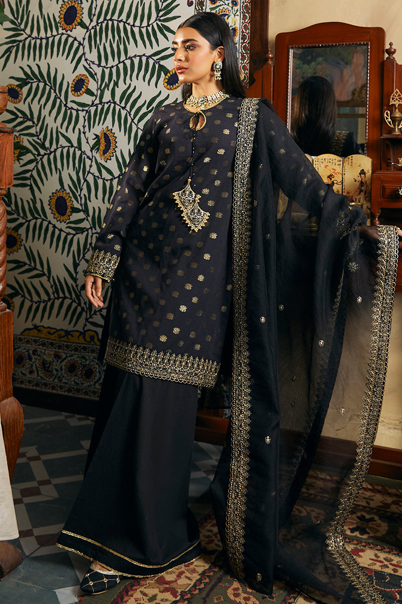 ALMAS 3-Piece Jacquard Embroidered Suit for Men | Elegant Formal Wear | Perfect for Weddings, Parties & Special Occasions