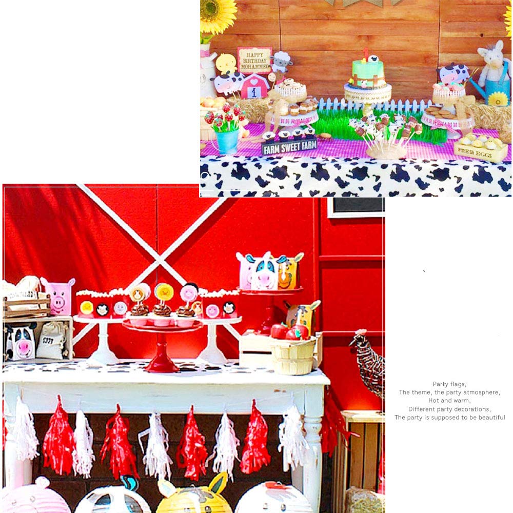 Handmade Farm Birthday Party Decoration - Barnyard Theme Highchair Banner for Baby Showers & First Birthdays | Perfect for Country-Themed Celebrations and Nursery Decor