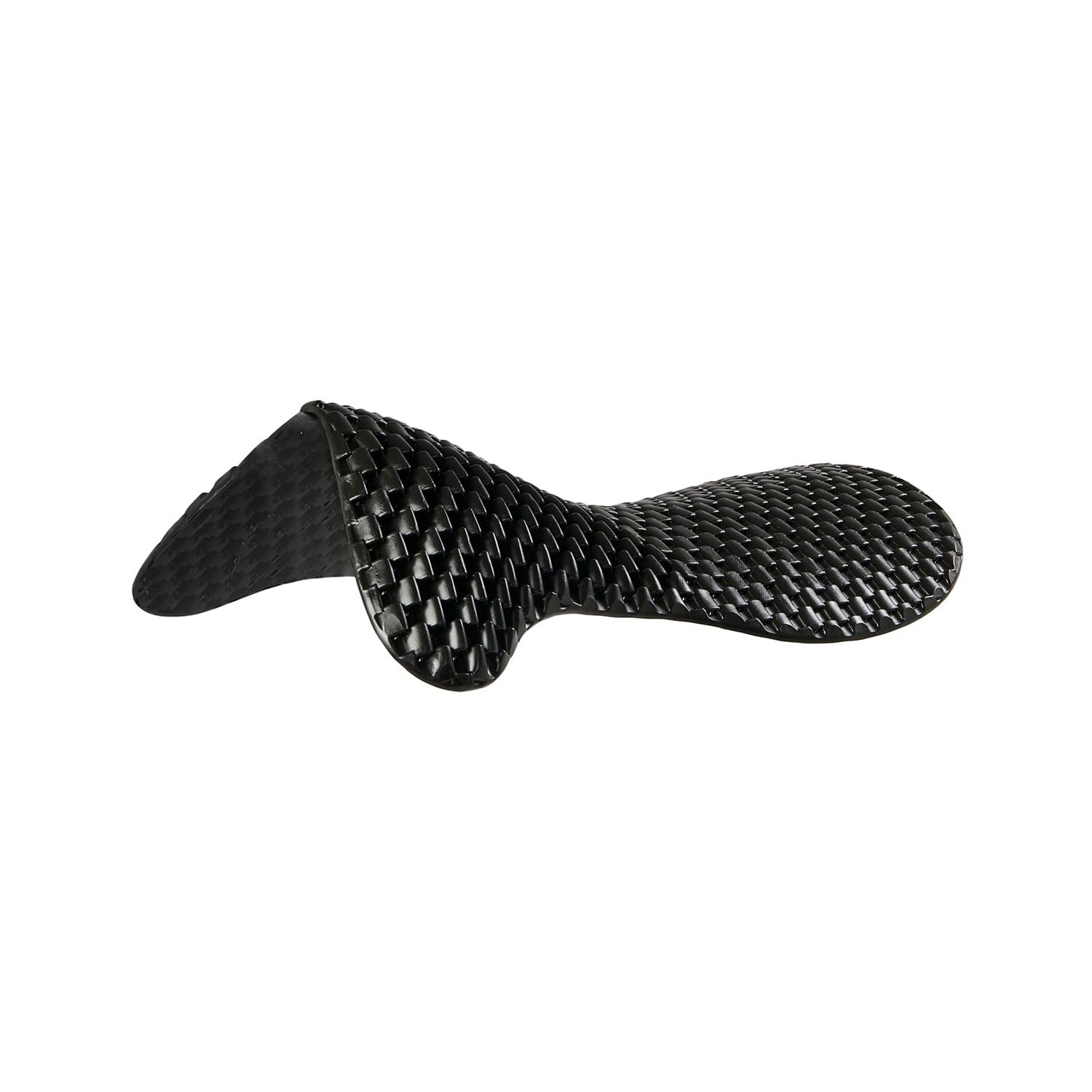 Acavallo Respira Air-Release Gel Pad & Front Riser - Black One Size | Shock-Absorbing Horse Saddle Pad for Comfort & Performance | Perfect for Dressage, Jumping & Trail Riding