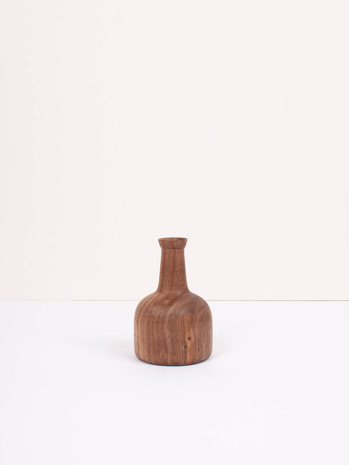 Handcrafted Walnut Wood Mini Vase - Stevie Style | Small Decorative Vase for Home, Office & Wedding Centerpieces | Perfect for Flowers, Succulents & Table Decor