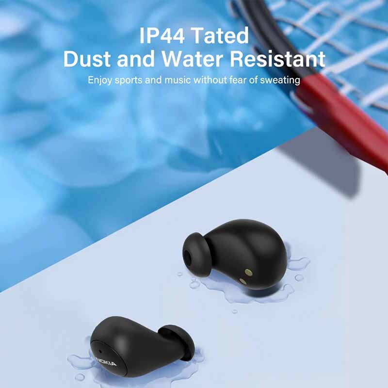 Nokia E3100 Plus Wireless Bluetooth Earphones - Noise Cancelling, 30H Playtime, IPX4 Waterproof - Perfect for Gym, Running & Travel