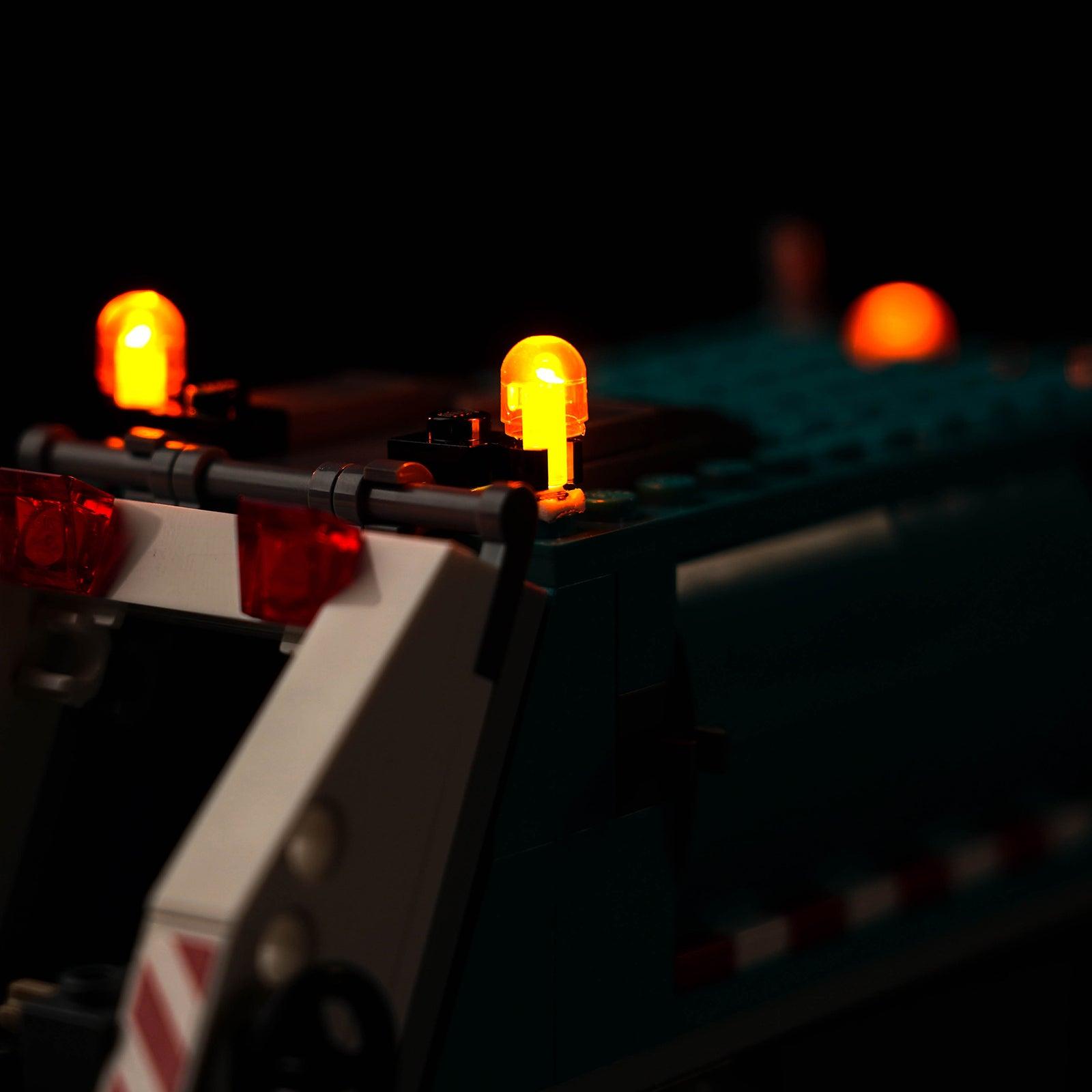 Best LED Light Kit for LEGO® City Recycling Truck 60386 - Compatible with LEGO Recycling Vehicle - DIY Lighting Upgrade for LEGO Models & Displays