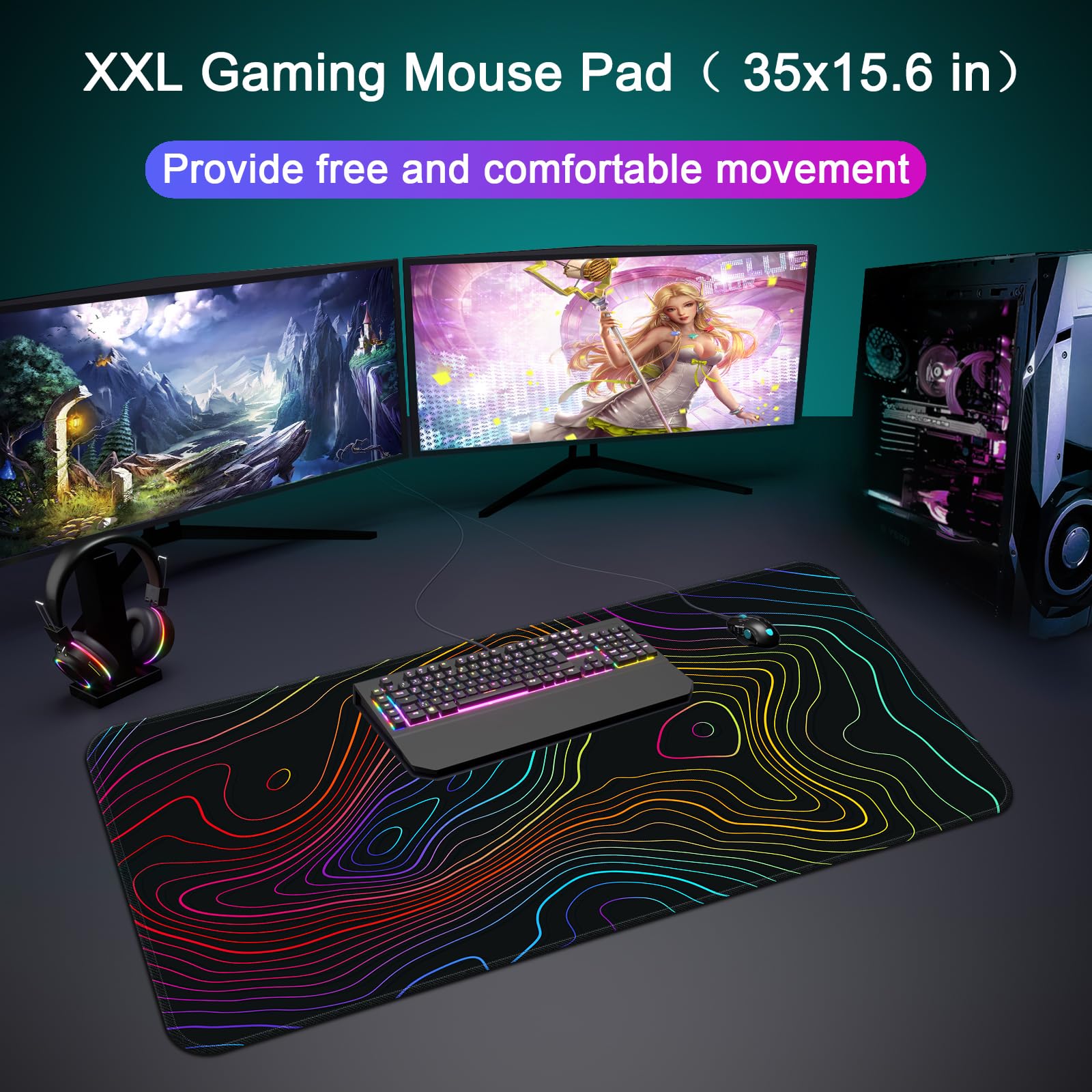 Premium XXL Gaming Mouse Pad 35