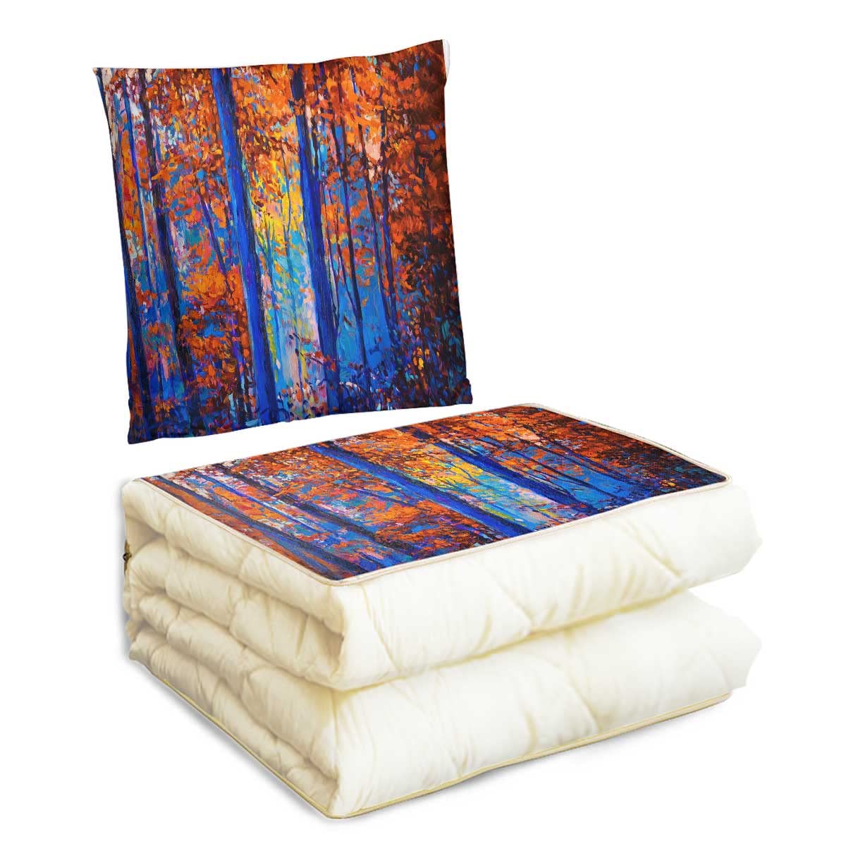 Compact Travel Blanket & Pillow Set - 18
