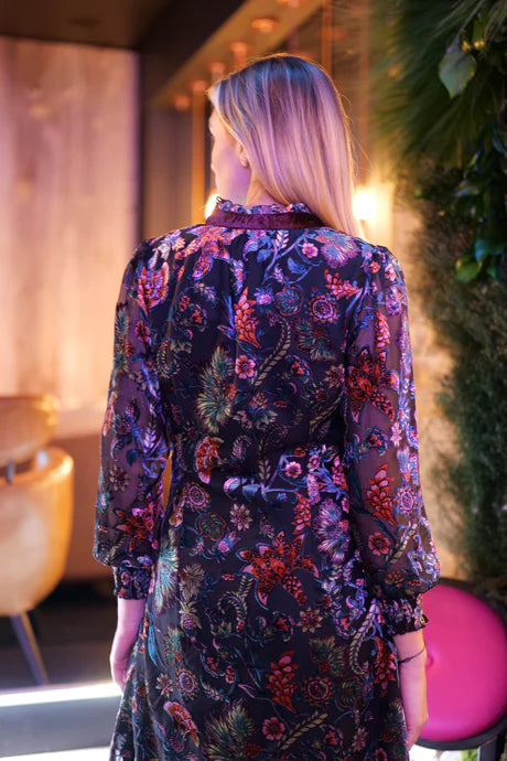 Jima Velvet Mini Dress - Elegant Black Velvet Party Dress for Women | Perfect for Cocktail Parties, Date Nights & Special Occasions