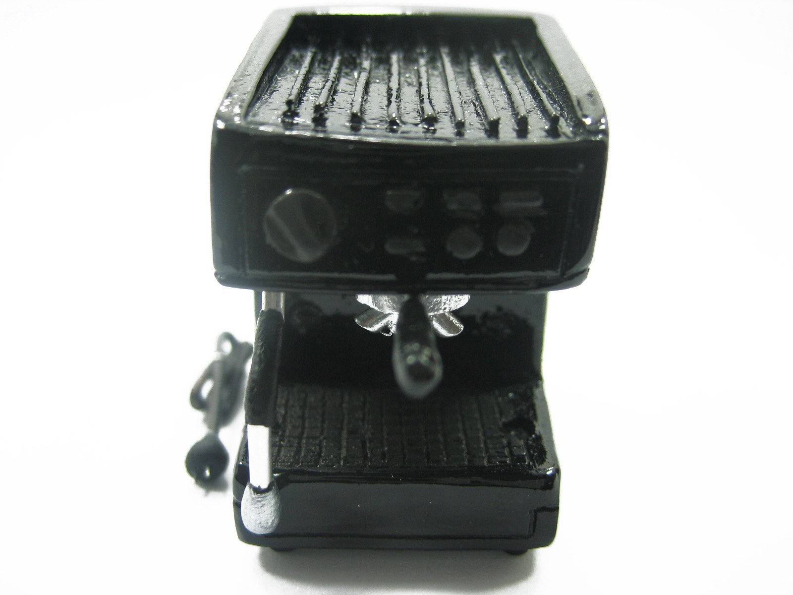 Miniature Electric Coffee Maker Machine for Dollhouse - Black Bakery Supply 10730 | Perfect for Dollhouse Kitchens, DIY Miniature Scenes & Collectible Displays