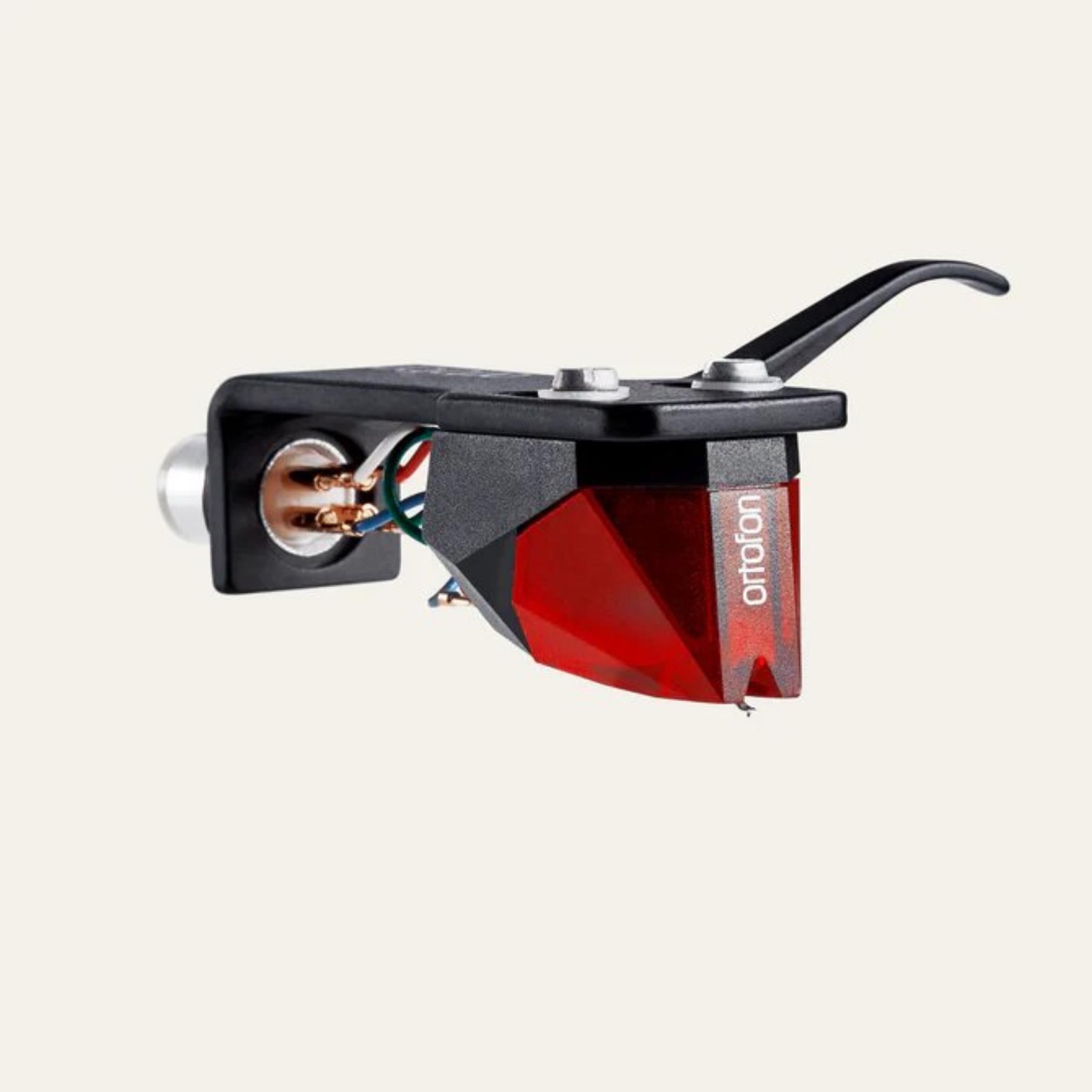 Ortofon 2M Red Moving Magnet Phono Cartridge - Pre-Mounted on SH-4 Headshell for Vinyl Record Players | Perfect for Audiophiles & Home DJs