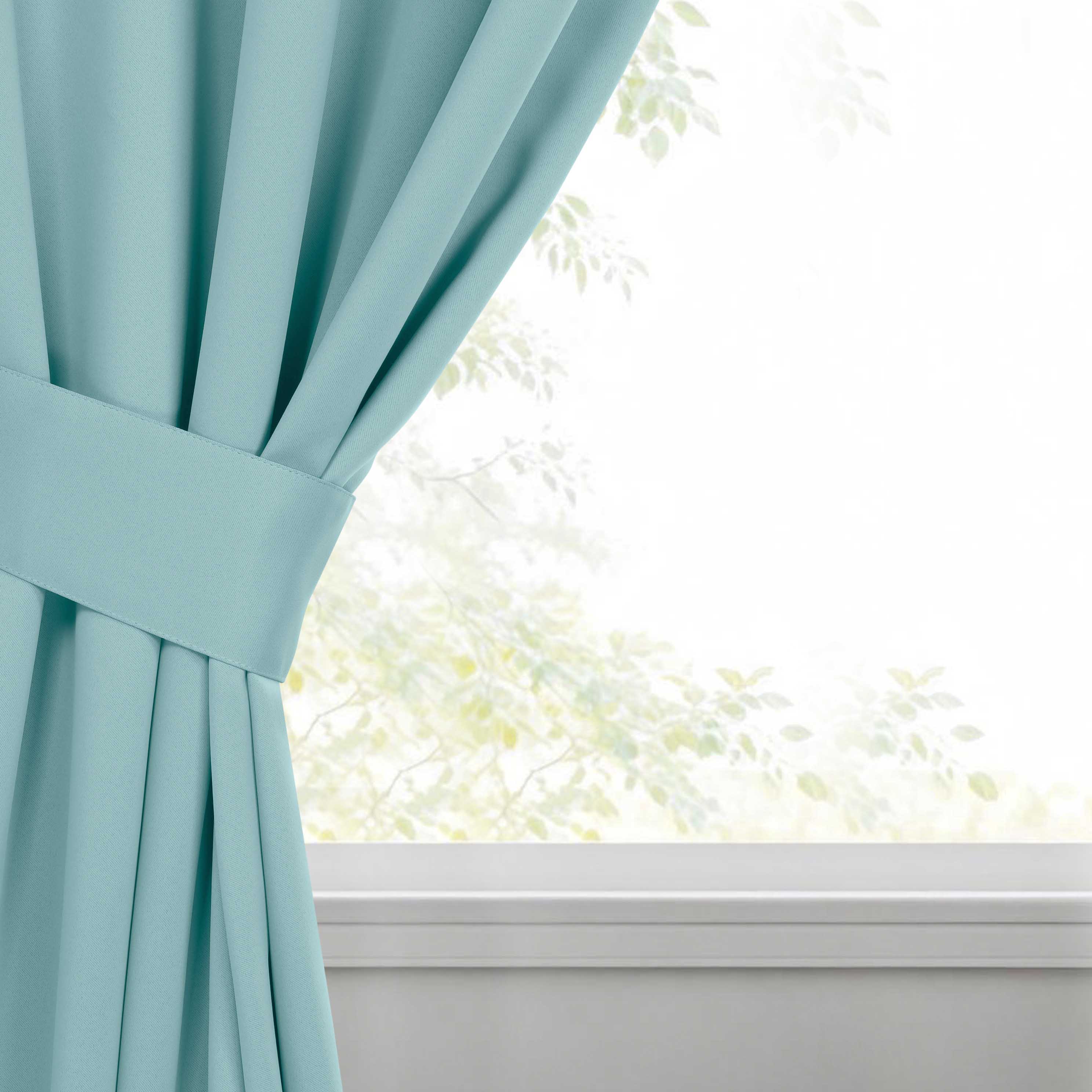 Premium Blackout Curtains Set of 2 - 100% Room Darkening, Machine Washable & Noise Reducing for Bedroom, Nursery & Home Theater