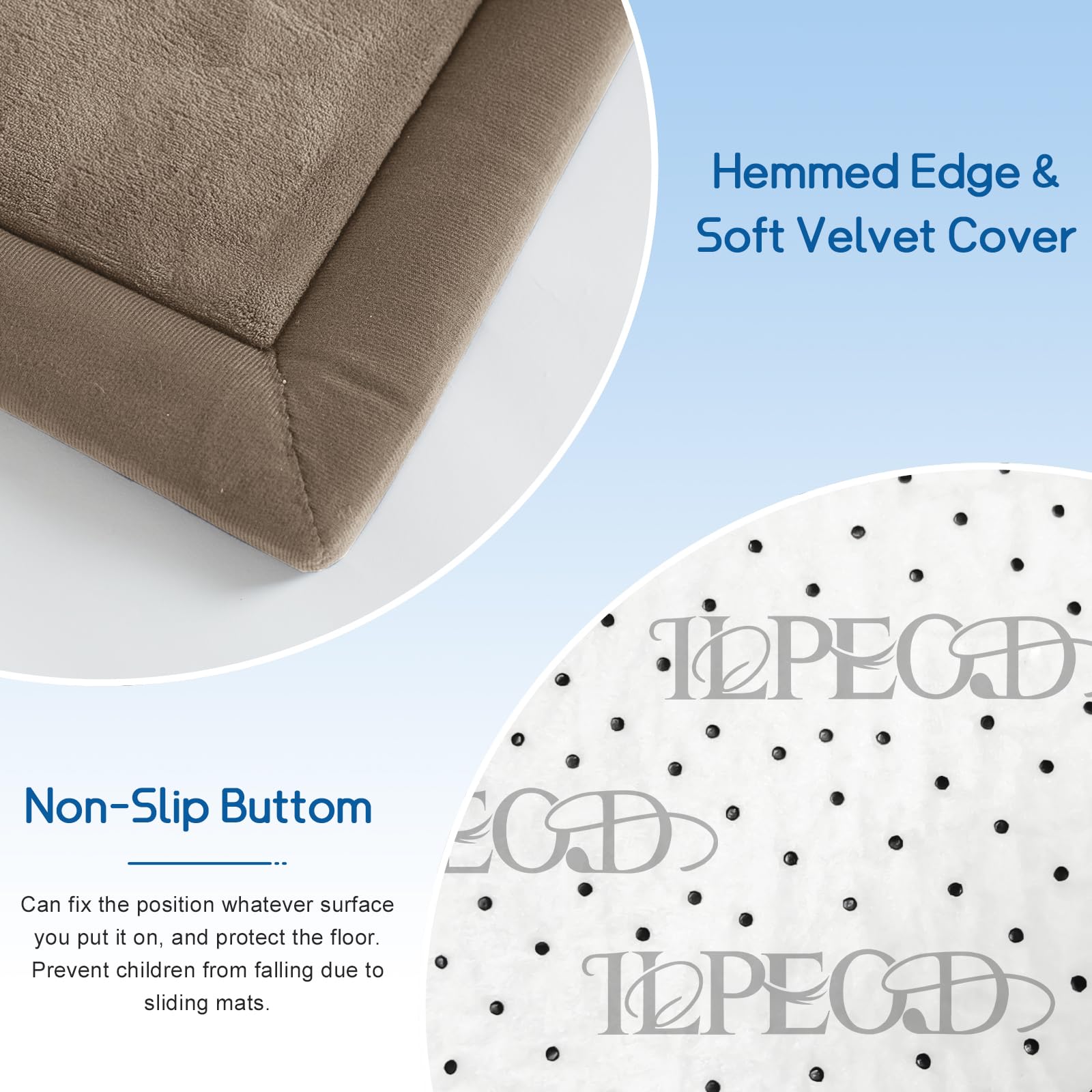 **Soft Memory Foam Baby Play Mat - 6'7