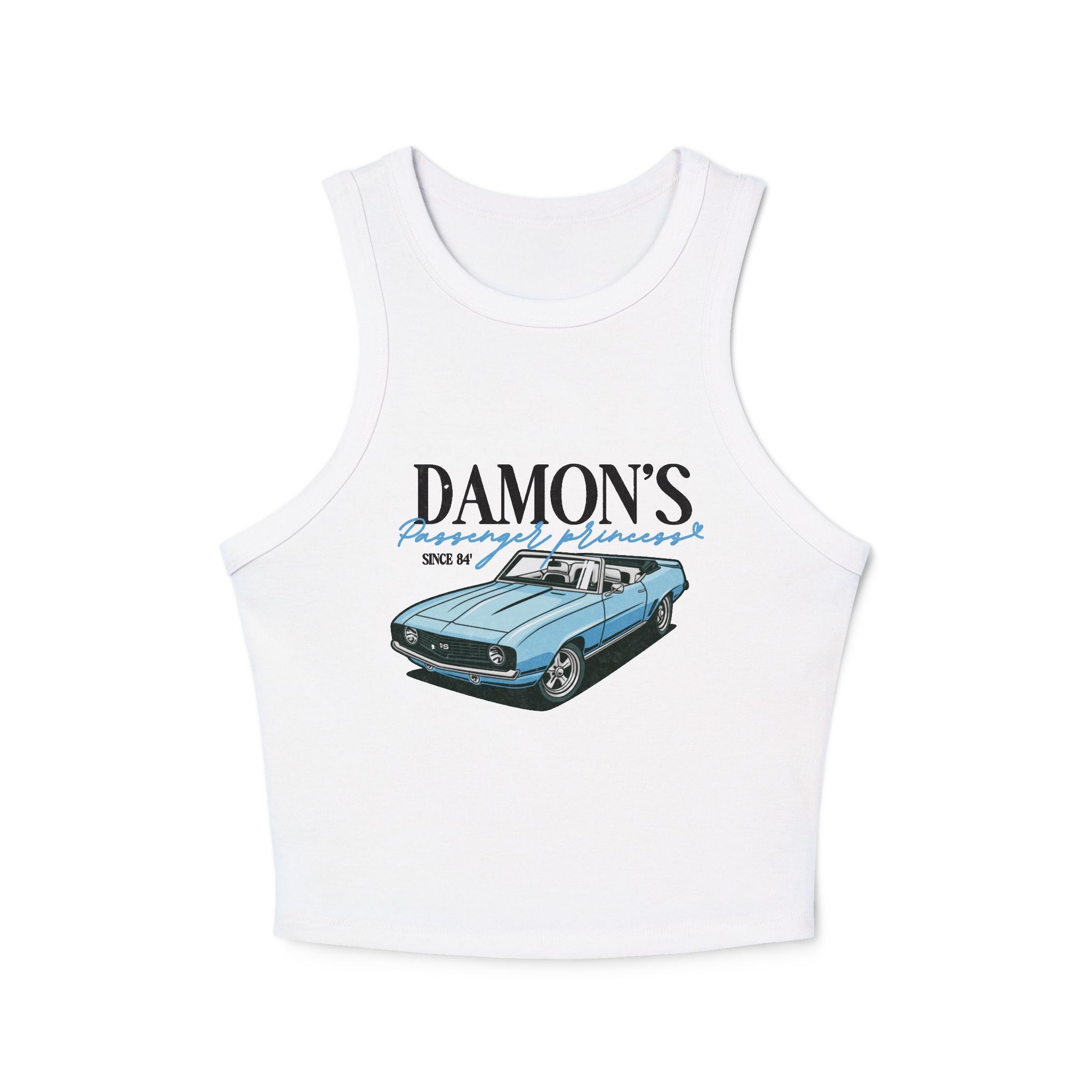 Damon's Passenger Princess Tank Top - Women's Casual Sleeveless Shirt for Summer Outfits & Road Trips