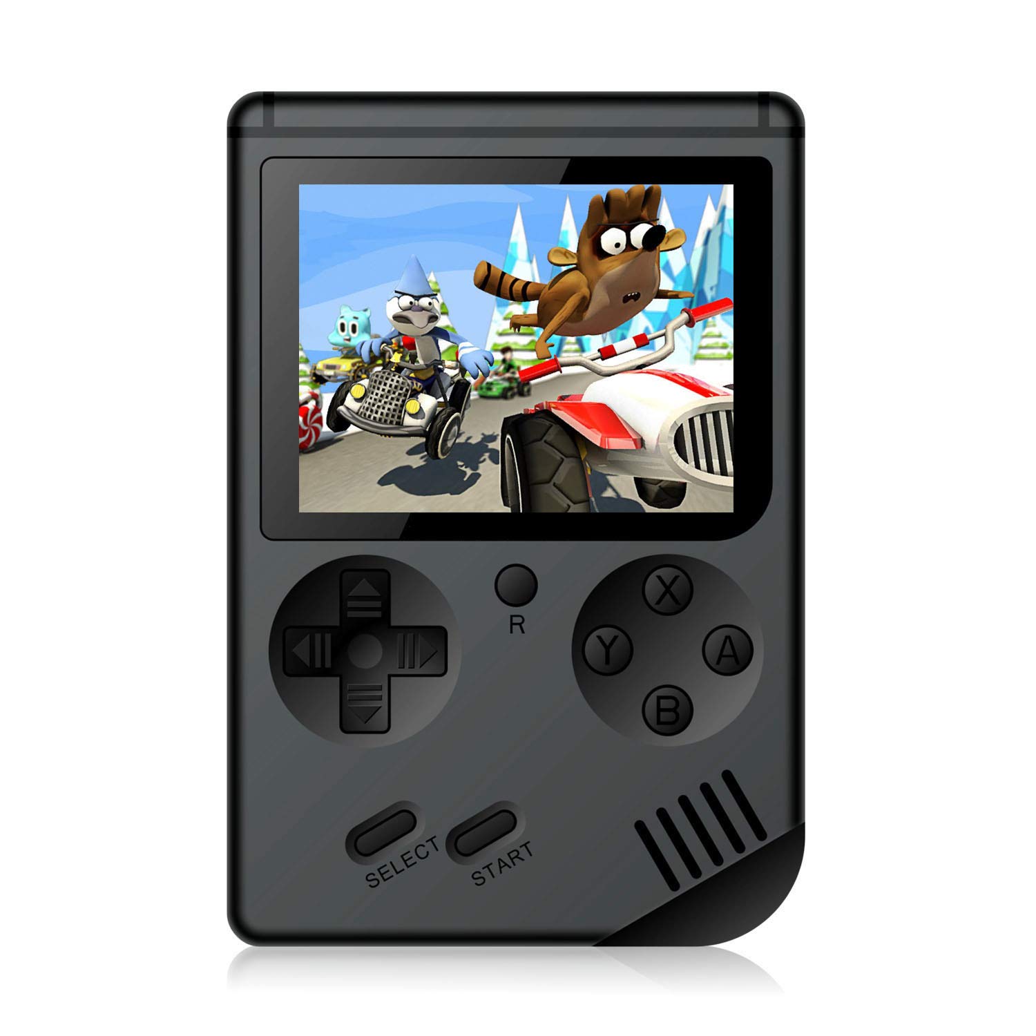 Retro Handheld Game Console for Kids & Adults - 3 Inch Screen, 168 Classic 8-Bit Games, AV Cable for TV Play (Black) - Perfect for Travel, Gifts & Nostalgic Gaming