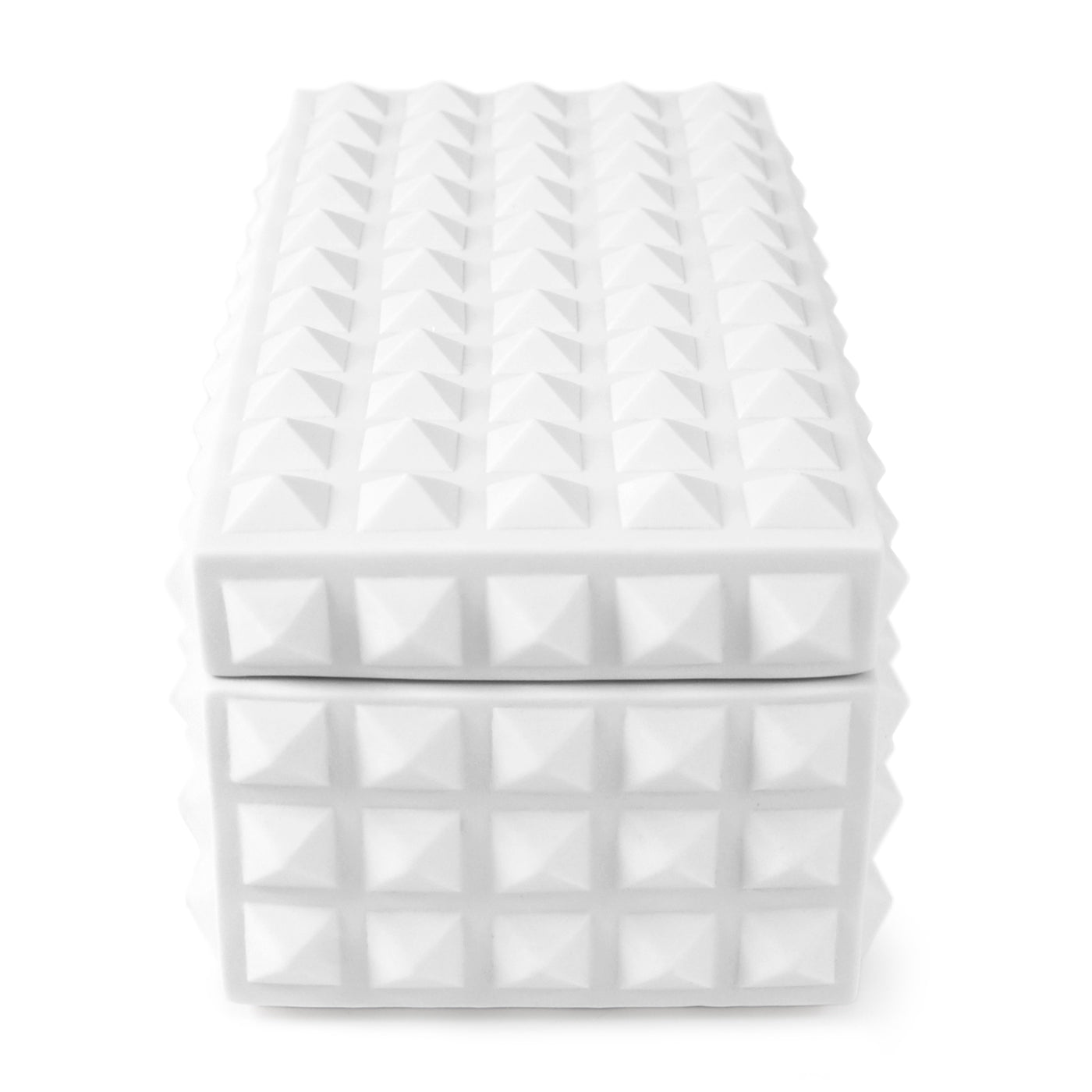 Charade Square Studded Box - Elegant Jewelry Storage for Necklaces & Rings | Perfect for Travel & Home Organization
