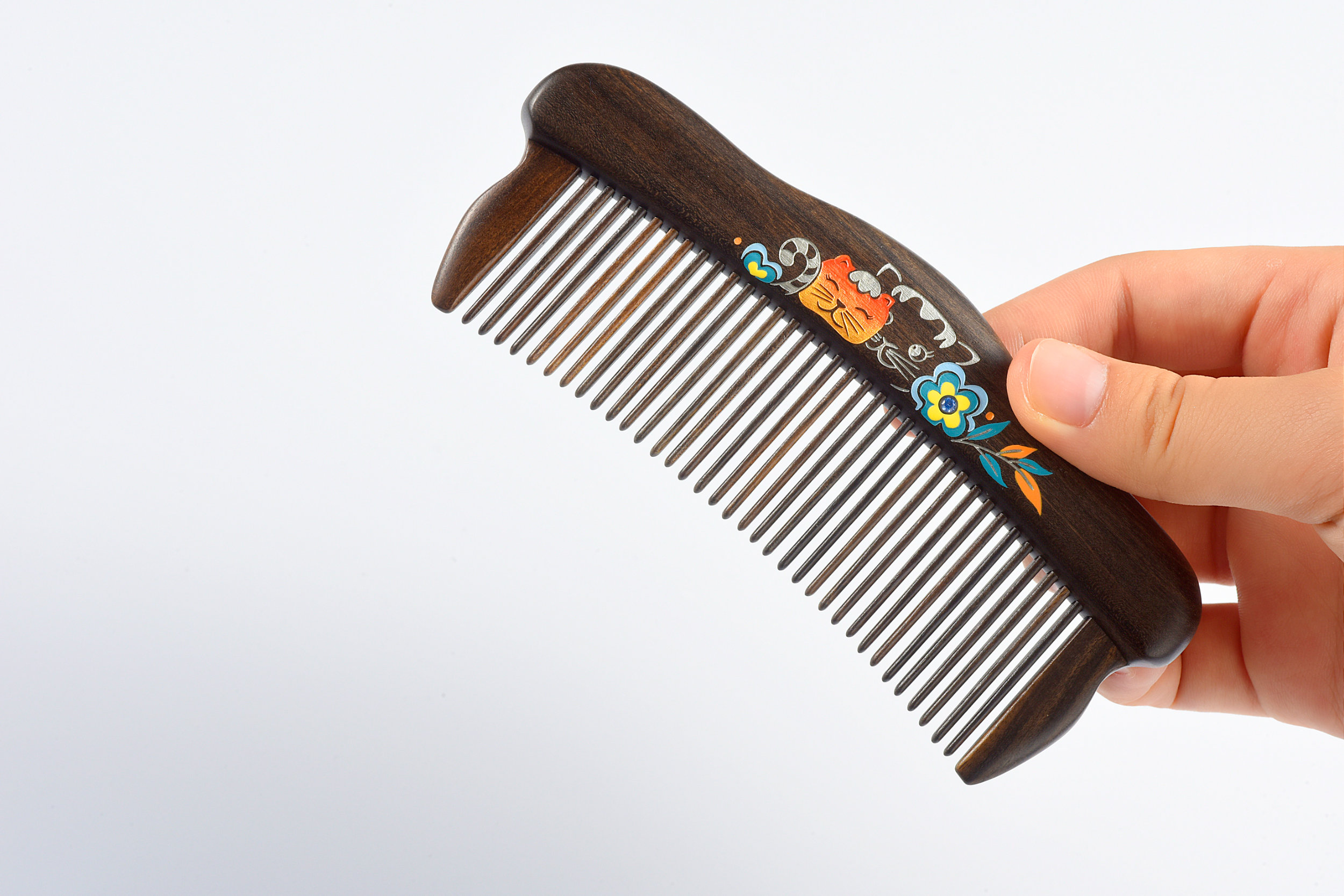 Soft Bristle Cat Hair Brush for Gentle Grooming - Detangle & Reduce Shedding - Perfect for Long & Short Haired Cats - Home Pet Care Essential