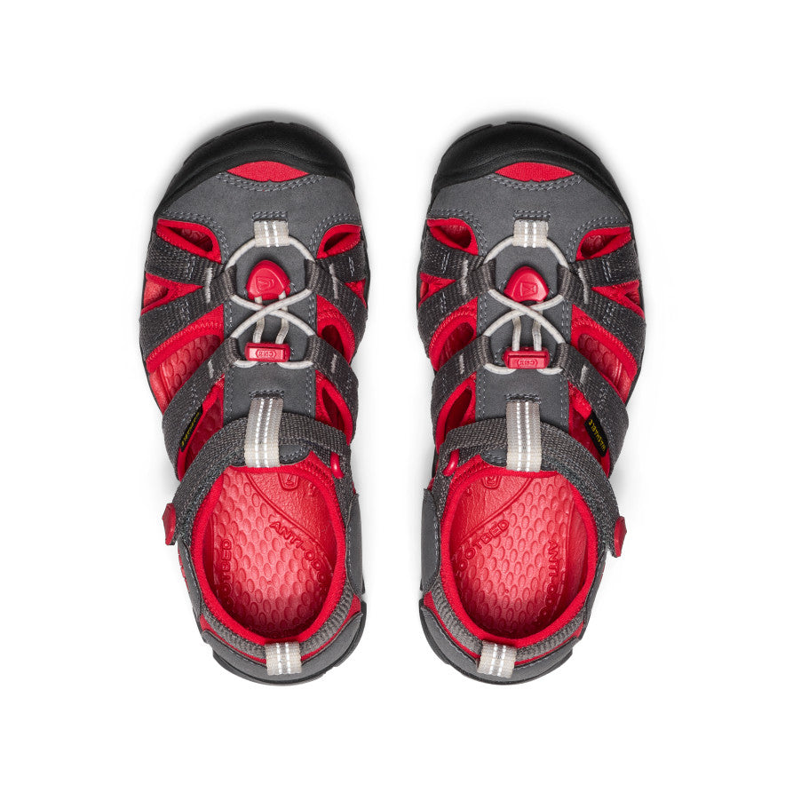 Seacamp II CNX Big Kids' Water Shoes - Magnet/Red Carpet - Lightweight & Quick-Dry for Beach, Pool & Water Sports
