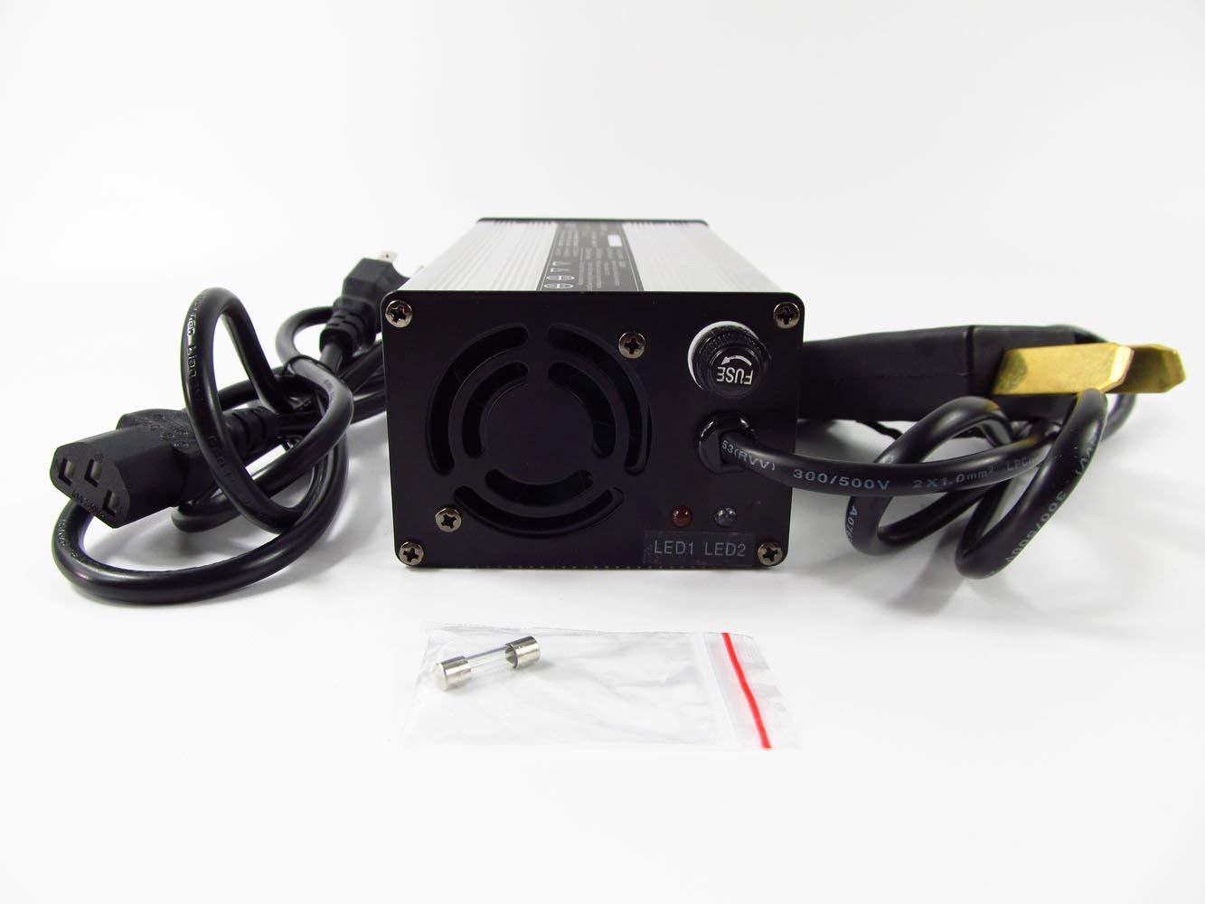 48V 6A Golf Cart Battery Charger for Club Car DS & EZGO - Fast Charging, Waterproof Design - Perfect for Golf Courses, Resorts & Home Use