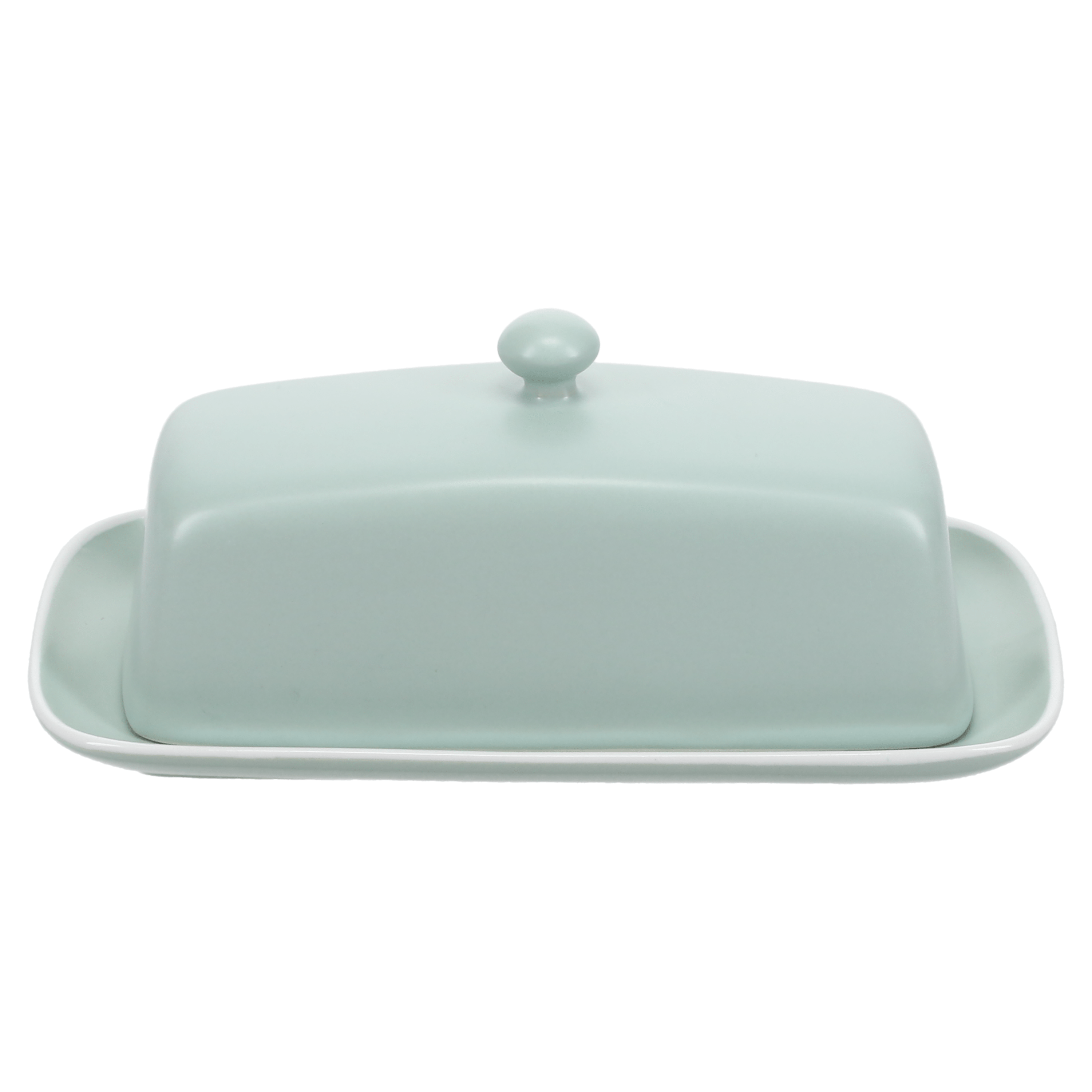 BIA Tempo Covered Butter Dish - Sage Green - Airtight Butter Keeper for Freshness - Perfect for Kitchen, Dining Table, and Breakfast Serving