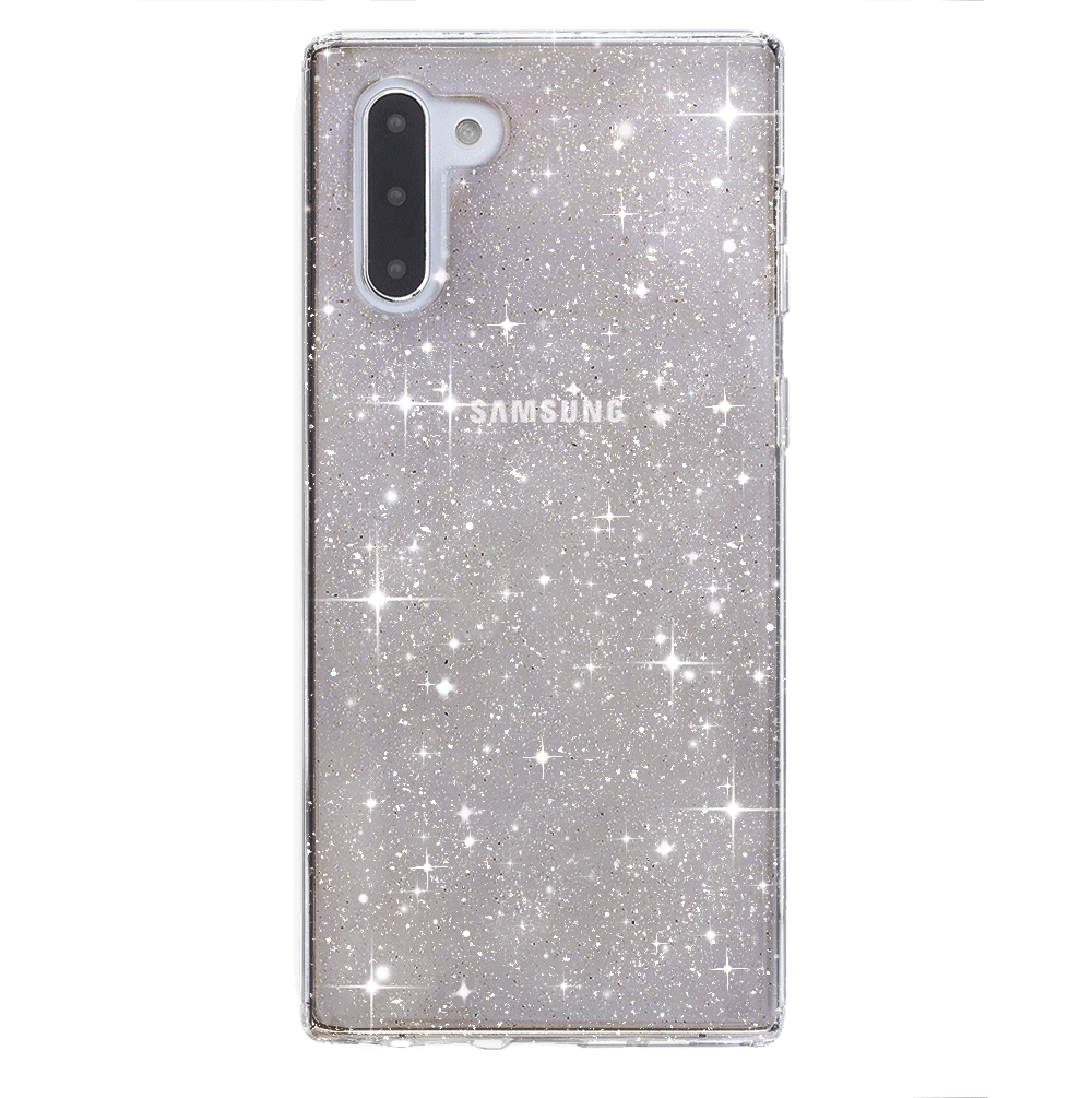 Samsung Galaxy Phone Case with Grey Stardust Design - Slim Protective Cover for Everyday Use, Work & Travel