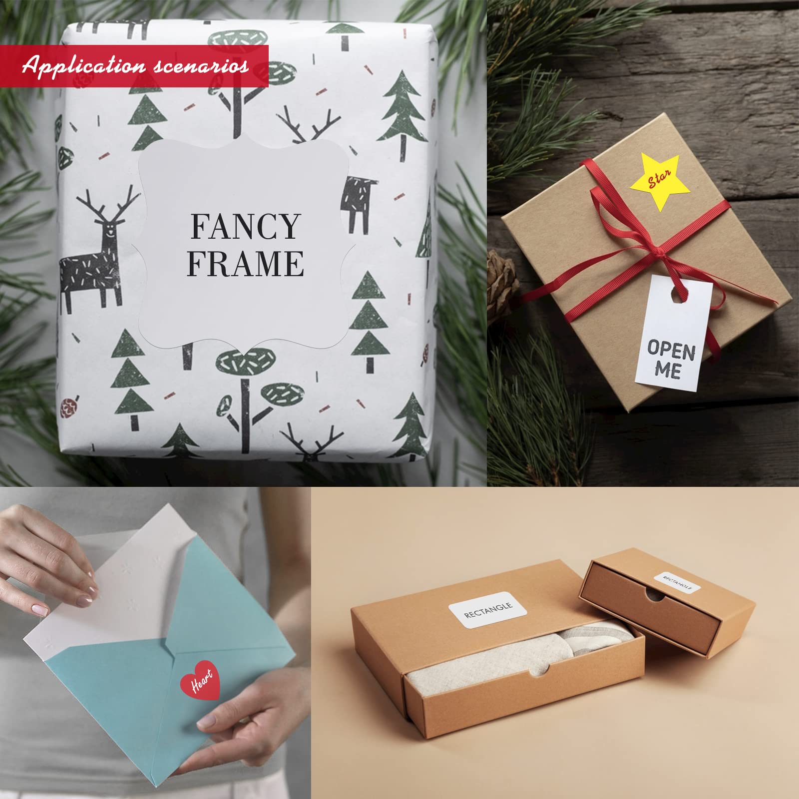 Custom Stickers Personalized Labels - DIY Customized Stickers with Any Design, Image, Logo, or Text | Waterproof & Durable | Perfect for Business Branding, Thank You Gifts, Product Packaging, and Event Favors (100 Heart-Shaped Labels, 3.5