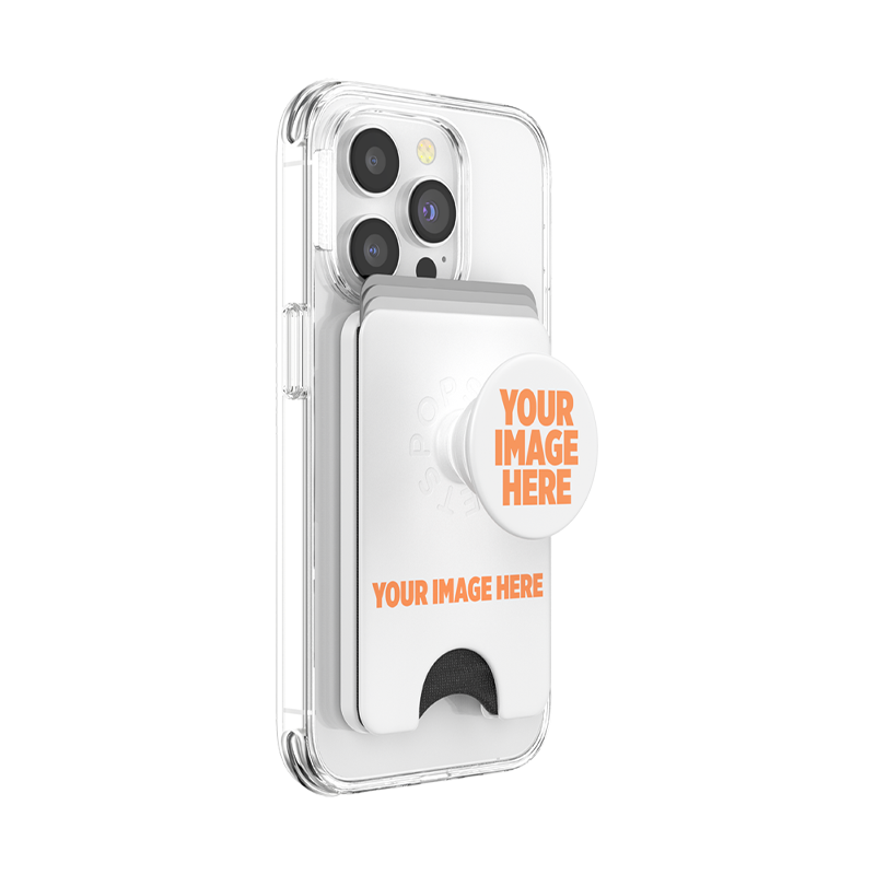Custom PopWallet+ for Apple MagSafe - Secure & Stylish Phone Grip with Wireless Charging | Perfect for Travel, Work & Everyday Use