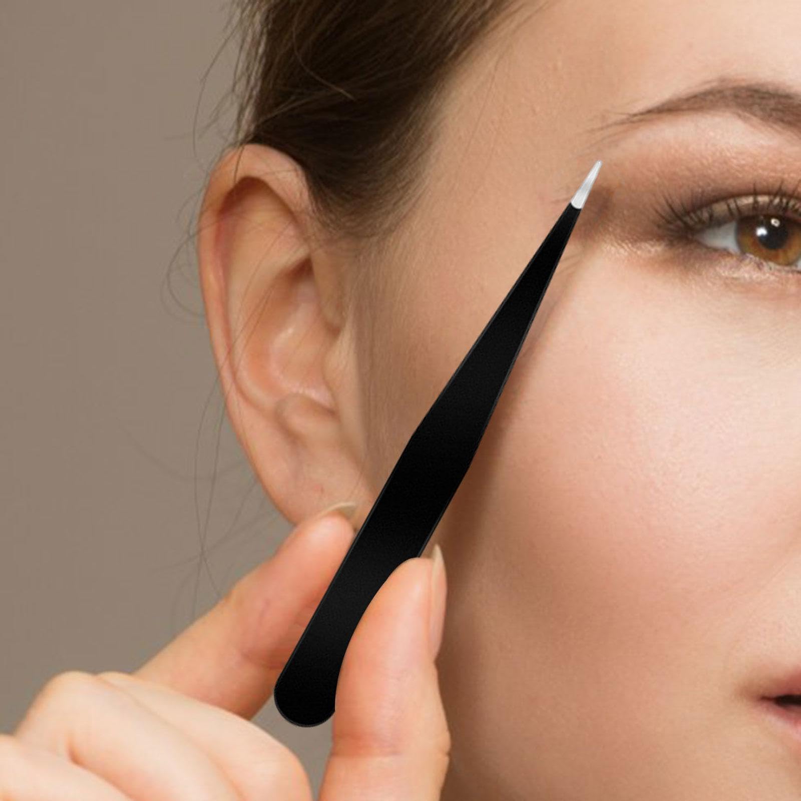 Professional Eyebrow Hair Removal Tool Set - Painless & Precise Tweezers for Perfect Brows | At-Home Grooming, Salon Quality, Travel-Friendly Beauty Kit