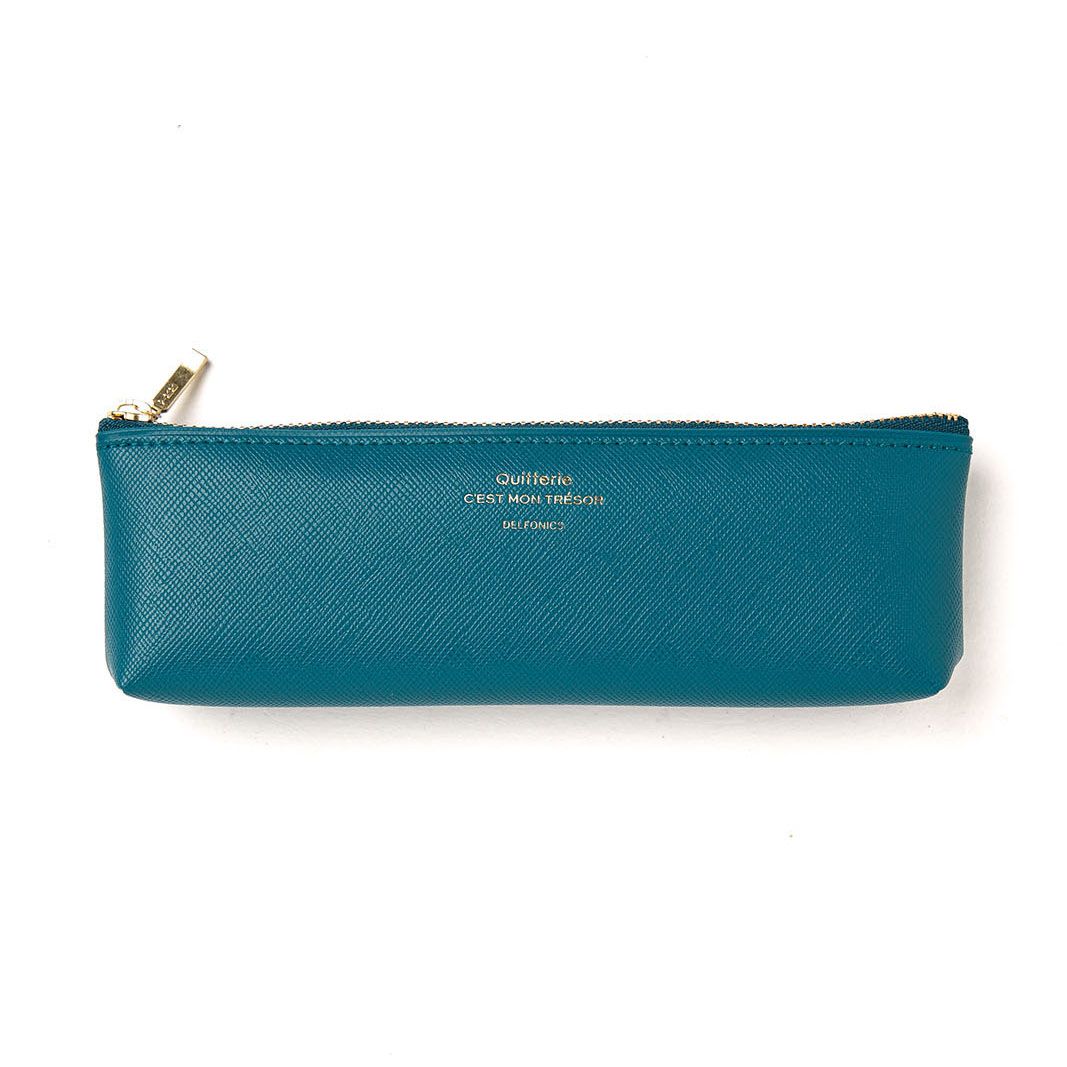 Quitterie Pencil Case - Durable Zippered School & Office Supplies Organizer for Pens, Markers & Art Tools - Perfect for Students, Teachers & Professionals