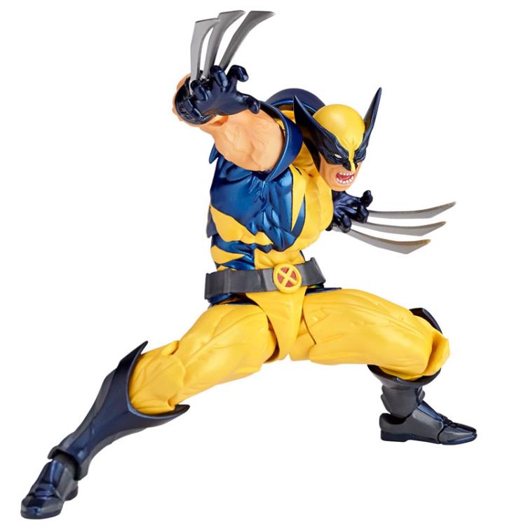 Amazing Yamaguchi Revoltech No. 005 Wolverine Action Figure - Highly Articulated Collectible Toy for Marvel Fans | Display, Photography & Cosplay Scenes