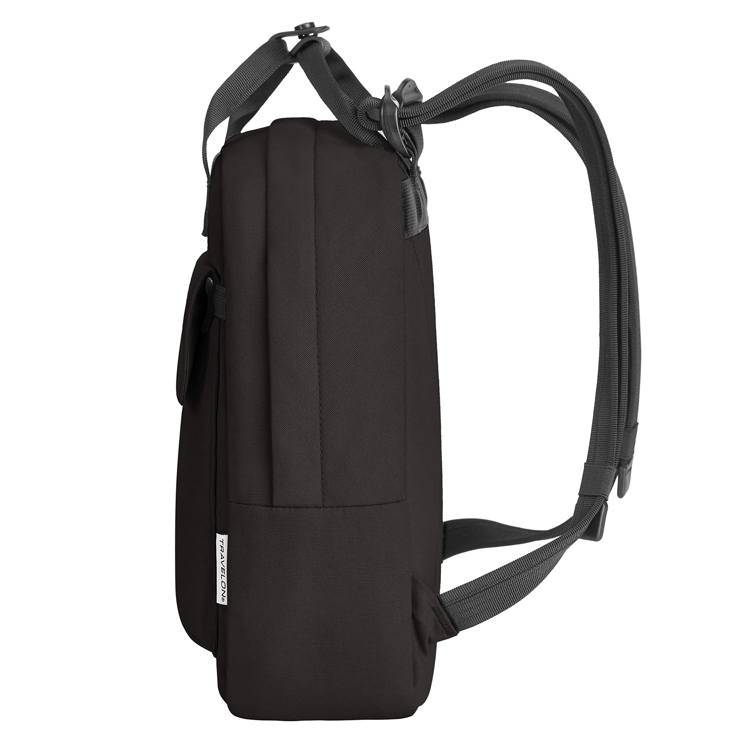 Travelon Anti-Theft Origin Small Backpack - Secure & Lightweight Travel Daypack for Women & Men - Perfect for Commuting, Hiking & Urban Exploration