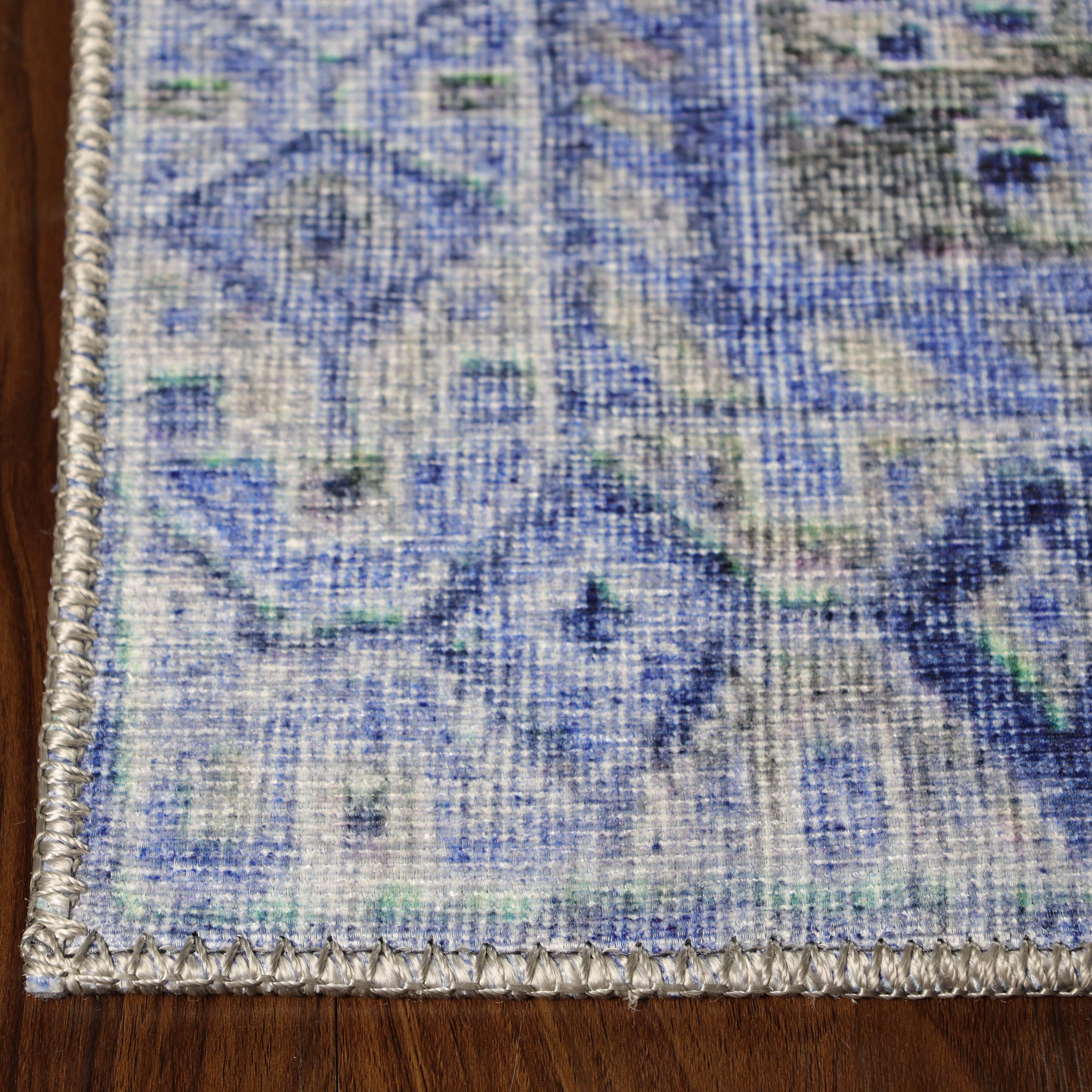 Southwestern Geometric Diamond Pattern Indoor Area Rug & Runner Rug - Perfect for Living Room, Bedroom, or Entryway Decor