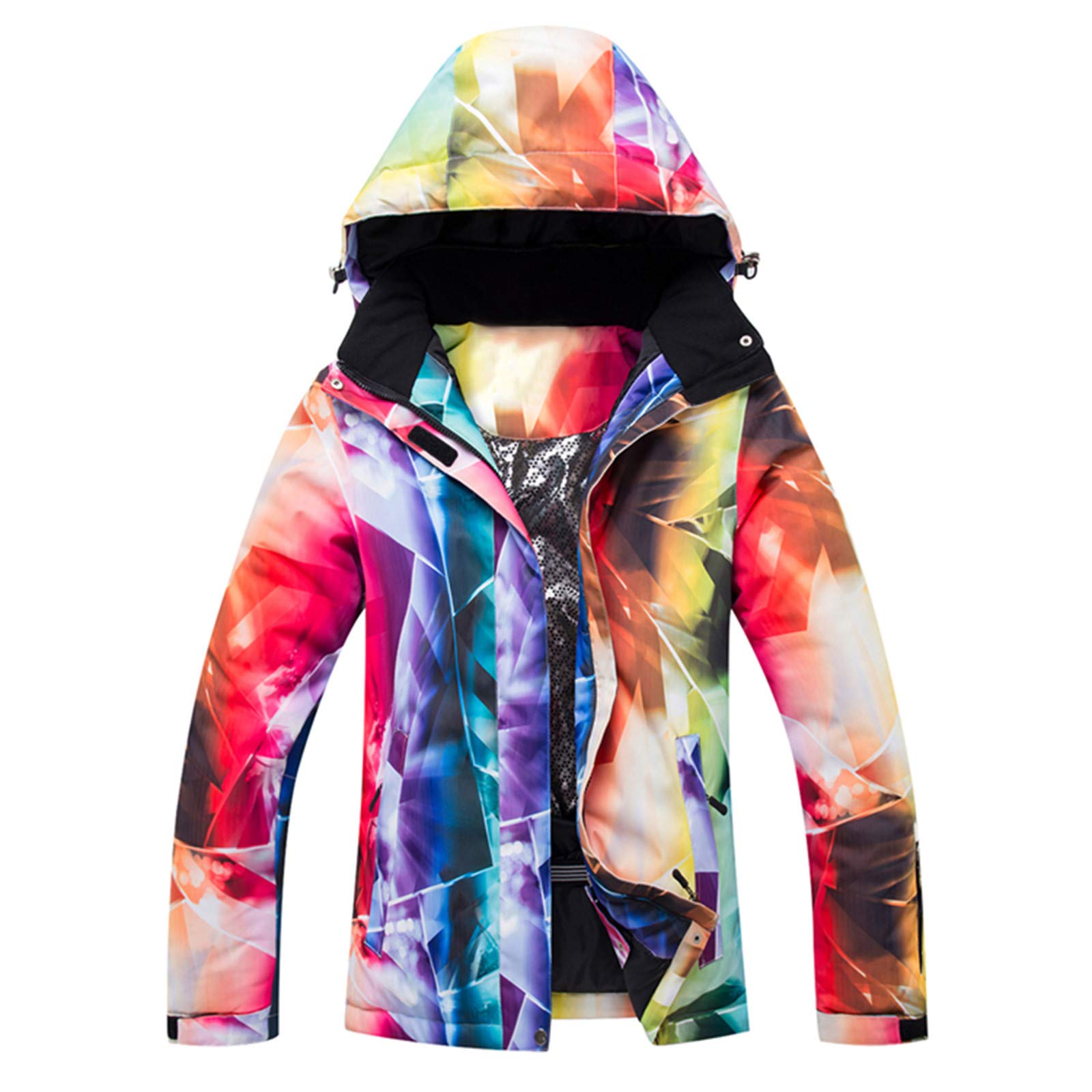Women's Ski Suit Set - Windproof Waterproof Snowboard Jacket & Pants - Warm Thick Winter Coat for Skiing, Snowboarding & Outdoor Workouts - Matching Workout Sets for Women