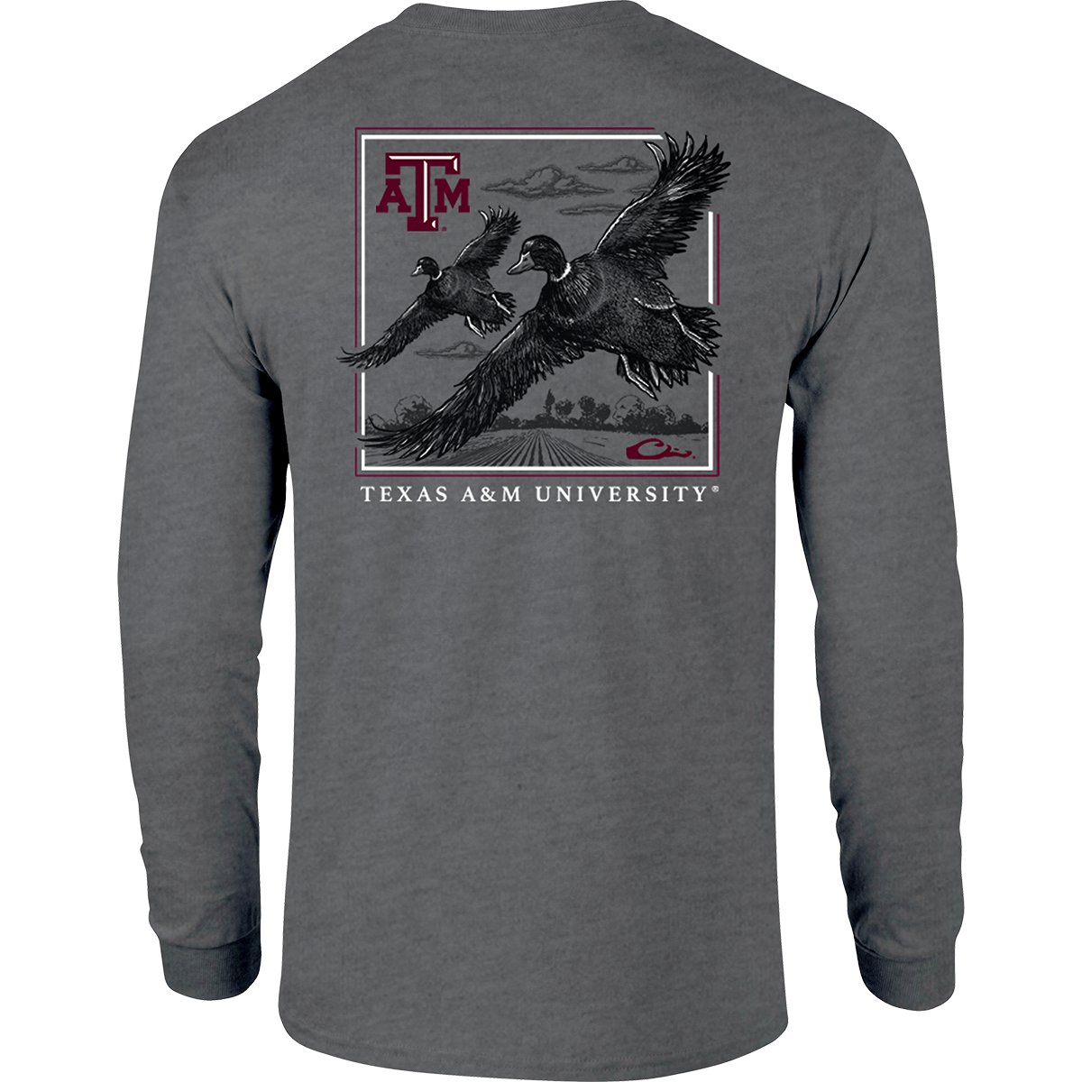 Texas A&M Aggies Drake In Flight Graphic T-Shirt - Comfortable Cotton Tee for Men & Women - Perfect for Game Day, Tailgating & College Pride