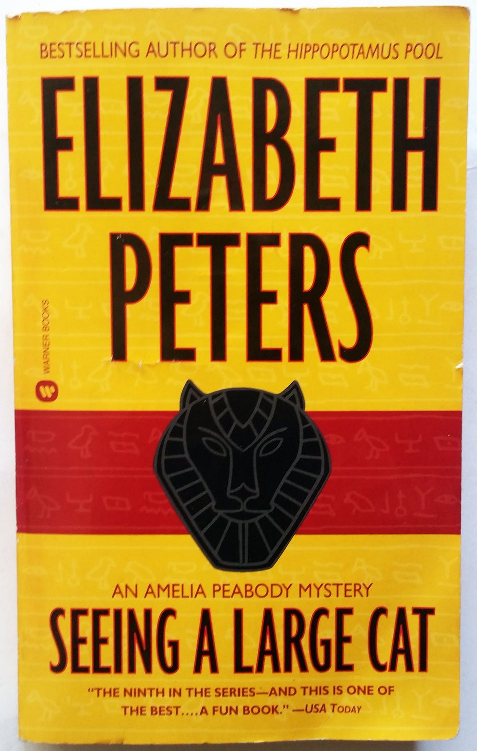 Seeing a Large Cat - Amelia Peabody Mystery Novel | Historical Fiction Book for Adults | Perfect for Book Clubs & Vacation Reading