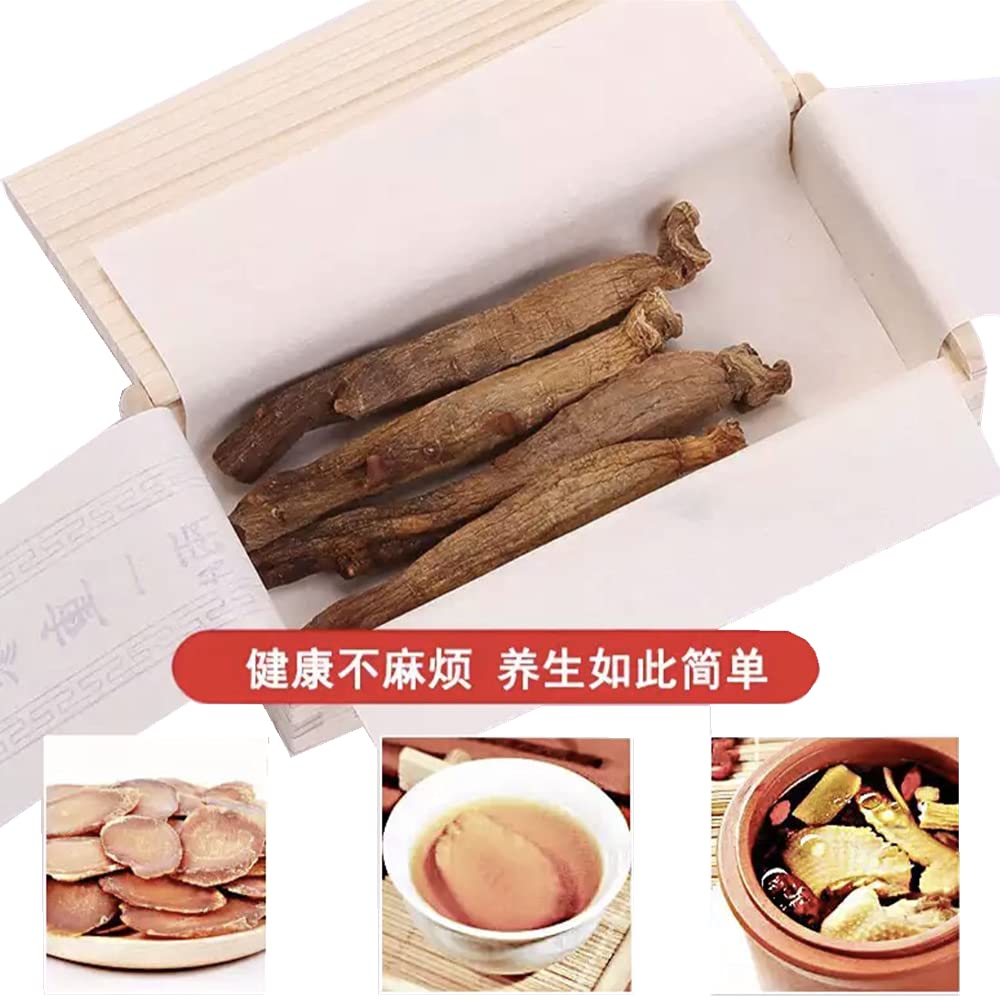 6-Year Korean Ginseng & Red Ginseng 40 Sticks - Zhengguanzhuang 3.53oz for Energy Boost