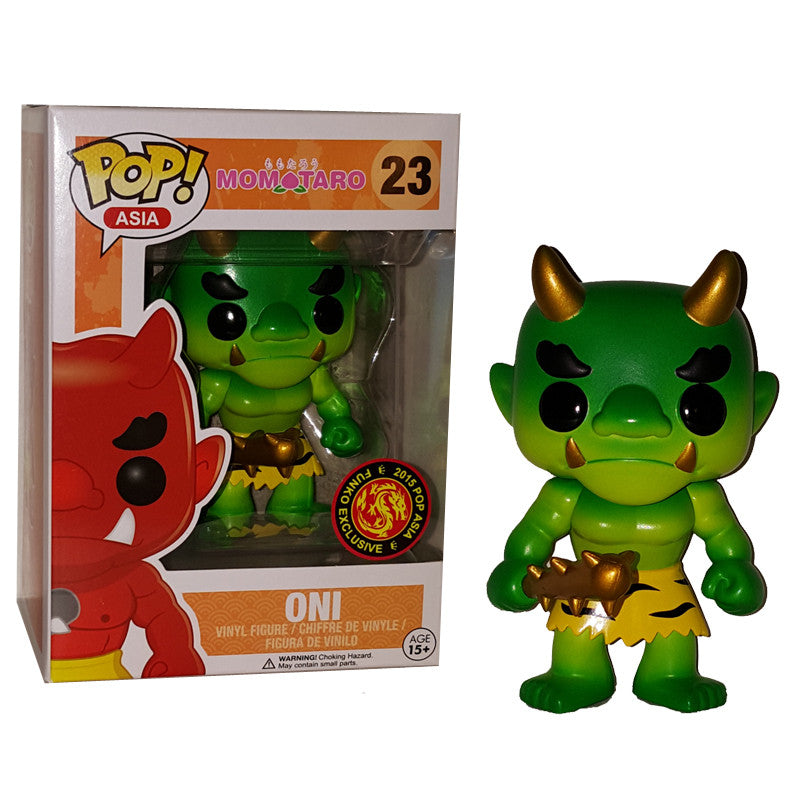 Exclusive Asia Pop! Vinyl Figure - Green Oni [Momotaro] Collectible Toy for Anime Fans | Perfect for Display, Gifts & Anime Collections