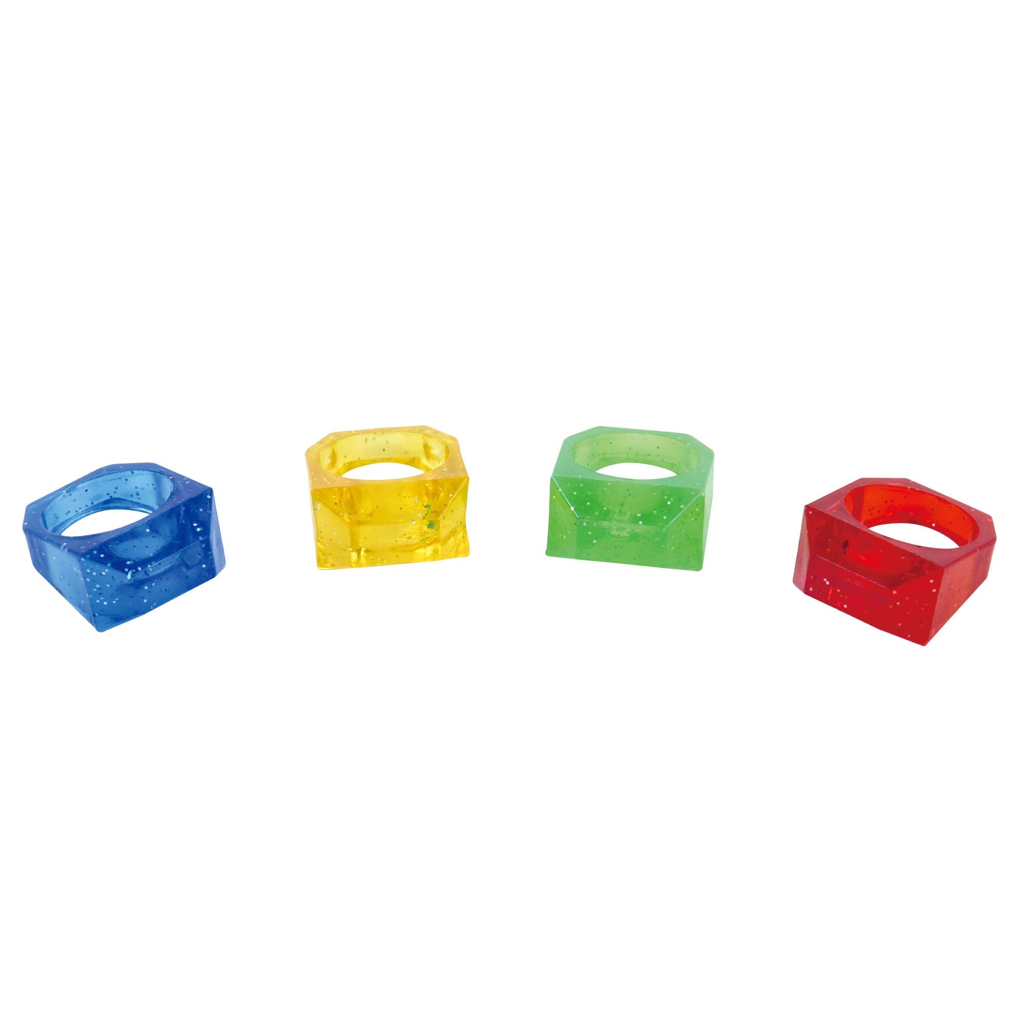 12-Pack Crystal Rings for Party Favors, Bridal Showers, Birthday Gifts & Special Occasions - Elegant Costume Jewelry for Women & Girls