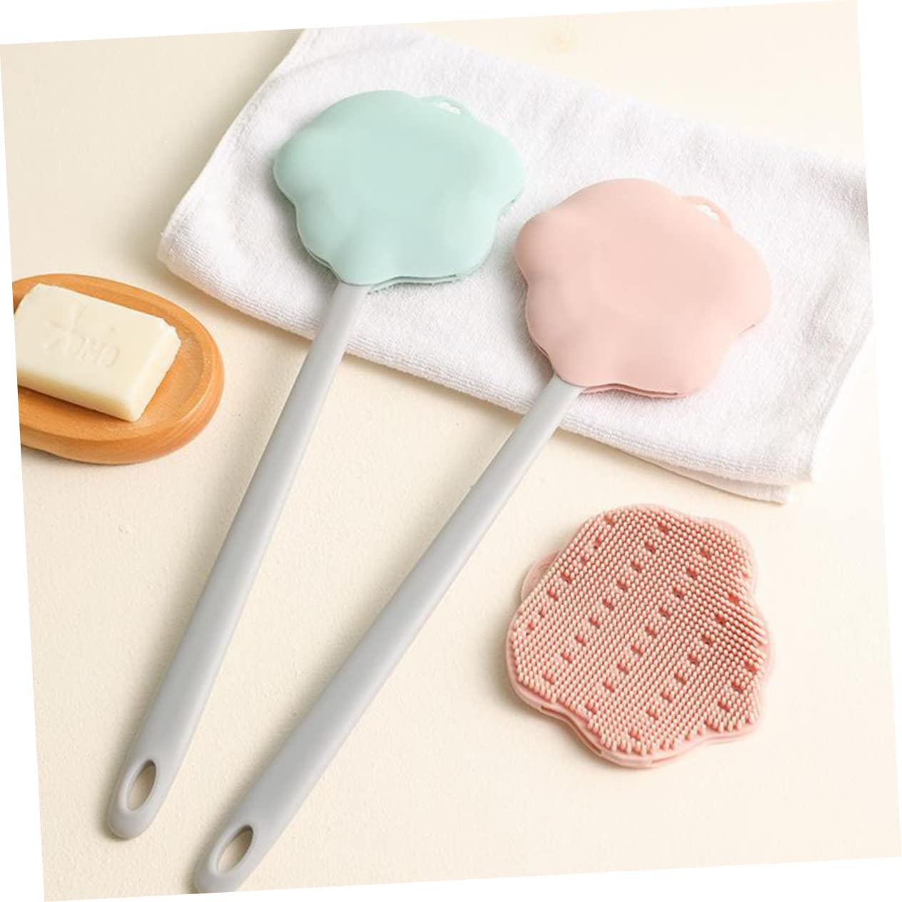 DOITOOL Long Handle Body Brush - Ergonomic Bath & Shower Exfoliator for Smooth Skin | Back Scrubber, Deep Cleansing, Spa & Home Use