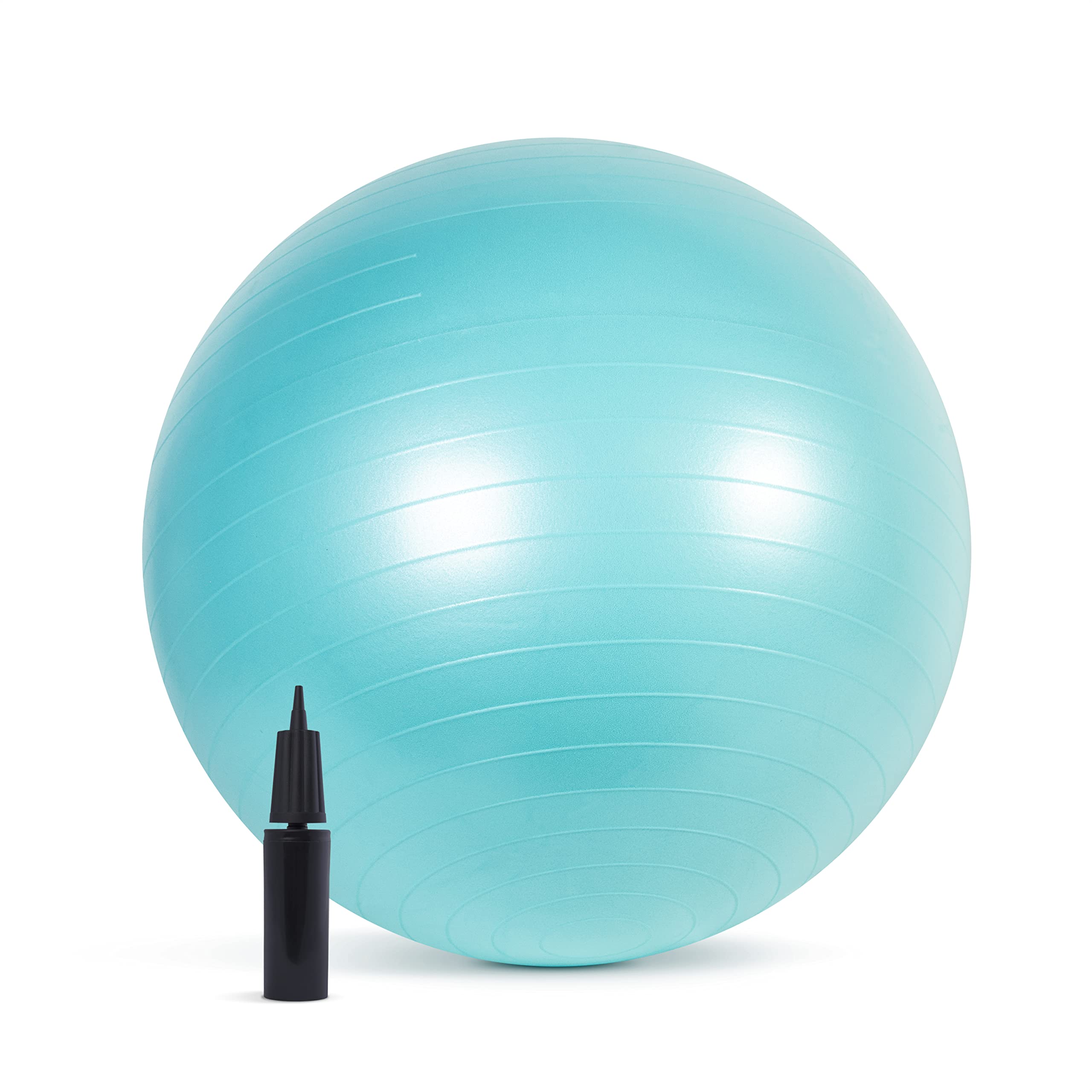 CAP Barbell Stability Ball - 65cm Anti-Burst Exercise Ball for Yoga, Pilates, Core Workouts & Home Gym Fitness - Great for Balance Training, Physical Therapy & Pregnancy Workouts