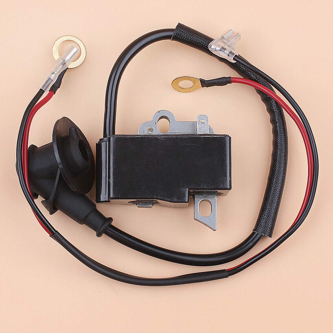 Stihl TS410 TS420 TS 410 Cut Off Saw Ignition Coil Module Replacement Parts Set 4238 400 1301 - Compatible with Concrete Saws & Power Tools for Construction & Demolition Work