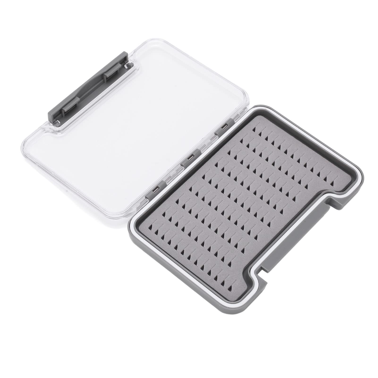 Shockproof Transparent Lure Box - Large Storage Space Foam Fly Fishing Tackle Box for Anglers - Perfect for Fly Fishing, Bass Fishing, and Outdoor Adventures