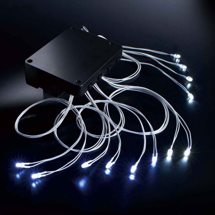 Bandai LED Unit White - Hobby Accessories for Gundam Model Kits - Perfect for Customizing & Displaying Your DIY Robot Models