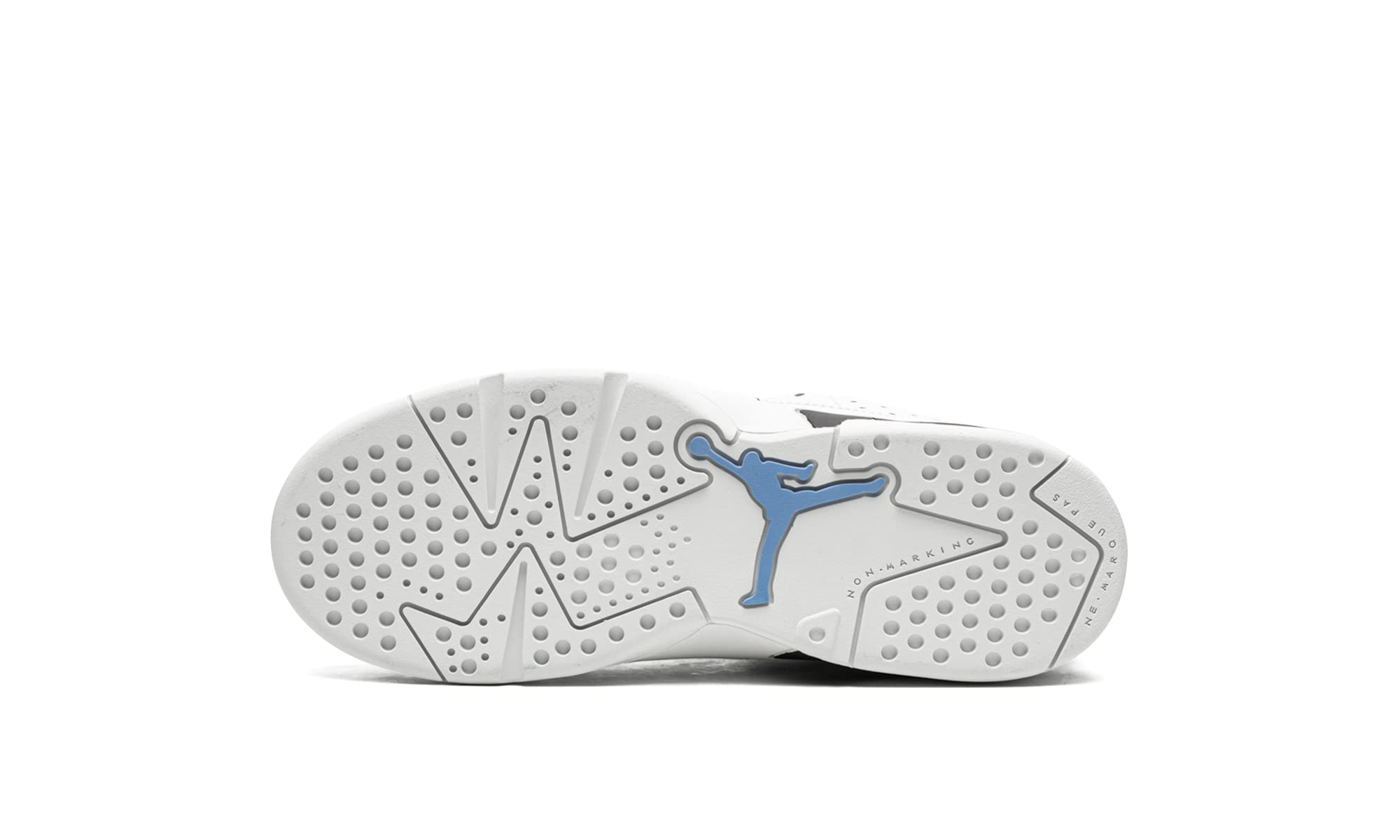 Jordan Air 6 Retro Sneakers - University Blue & White - Pre-School Size DV3605-410 | Kids Basketball Shoes for School & Play