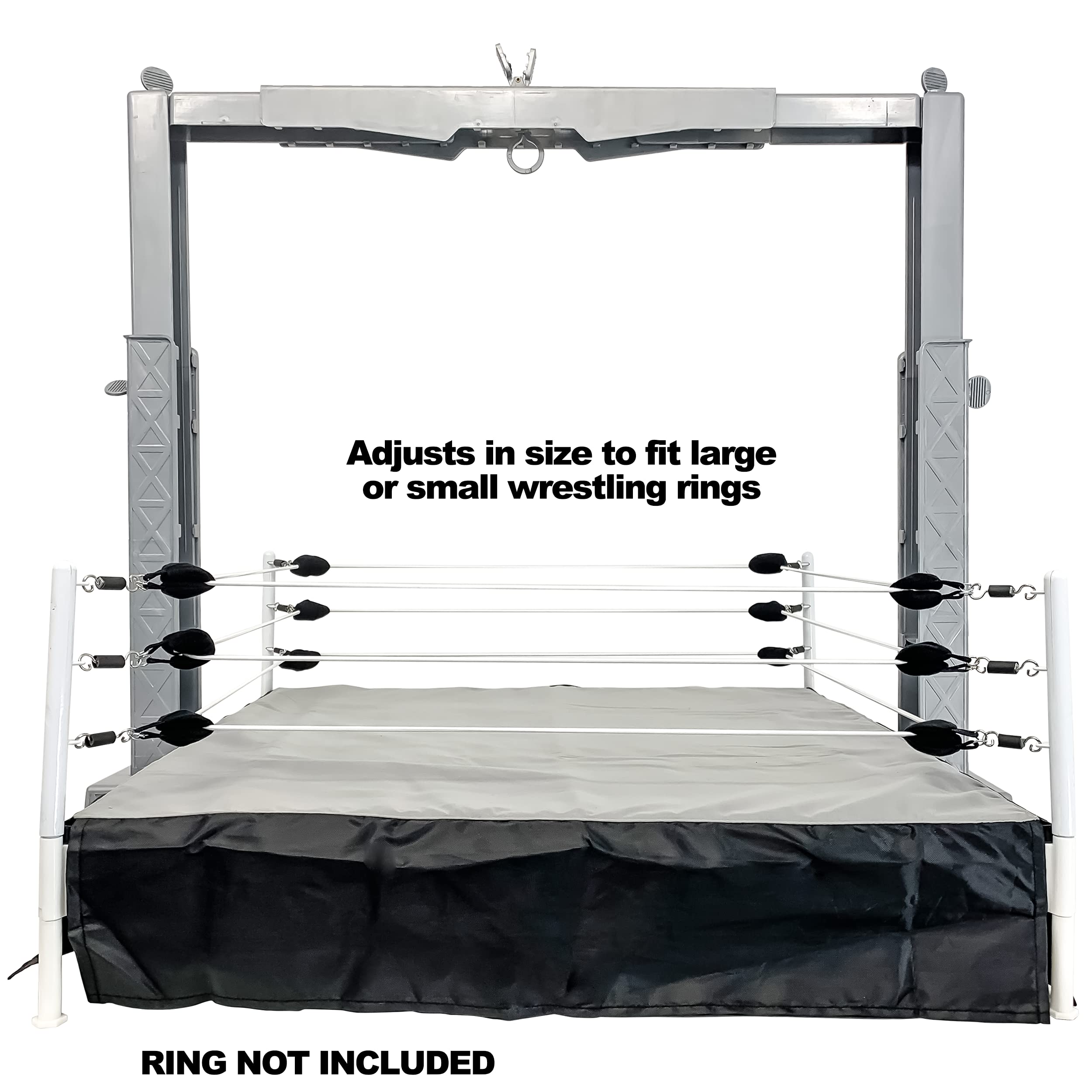 Premium Adjustable Wrestling Action Figure Playset with Accessories - Deluxe Grab The Gear Set for WWE & AEW Collectible Toys - Perfect for Kids' Playtime, Display & Role-Playing Battles